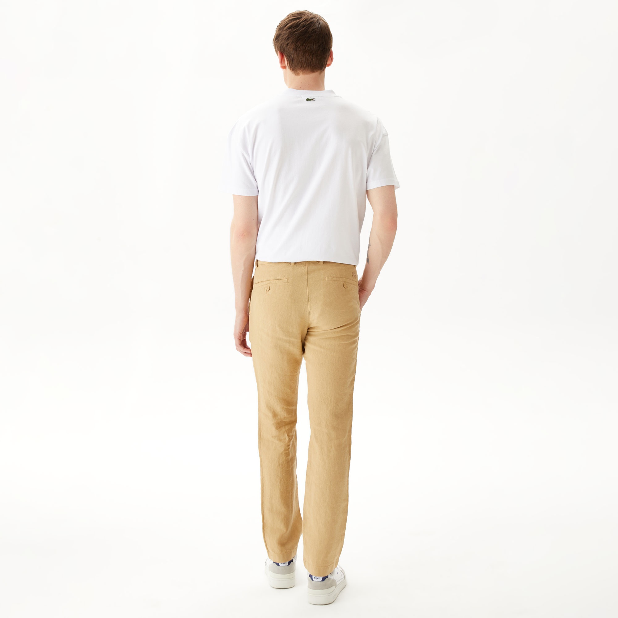 Lacoste Erkek Slim Fit Chino Bej Pantolon