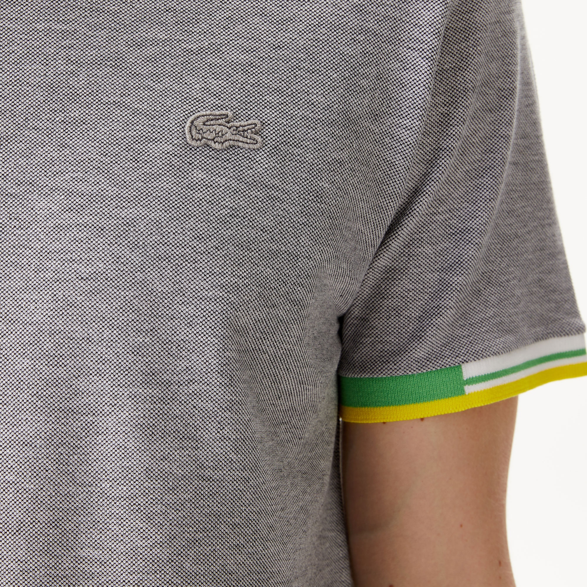 Lacoste Erkek Regular Fit Bisiklet Yaka Gri T-Shirt