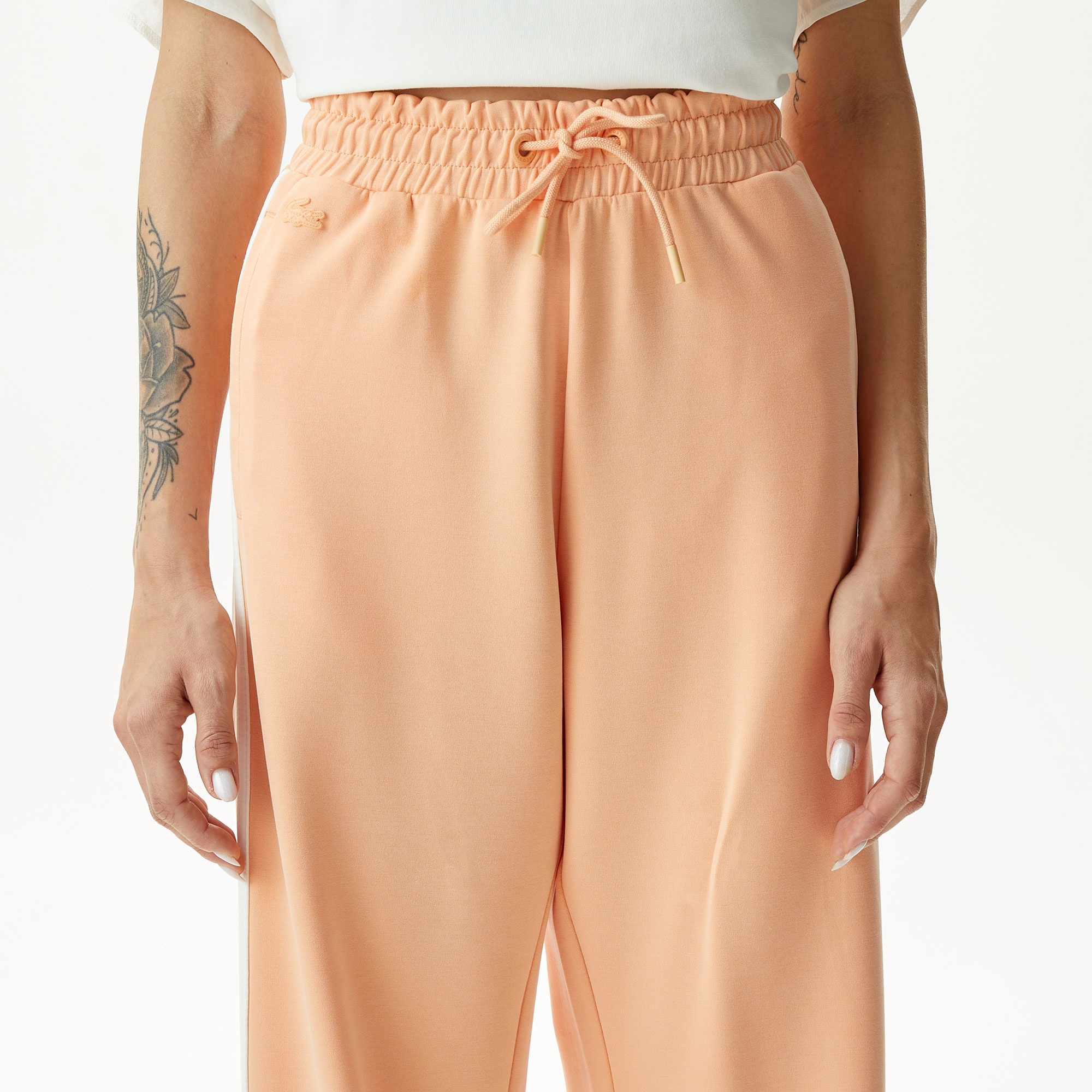 Lacoste Kadın Flare Fit Turuncu Eşofman Altı