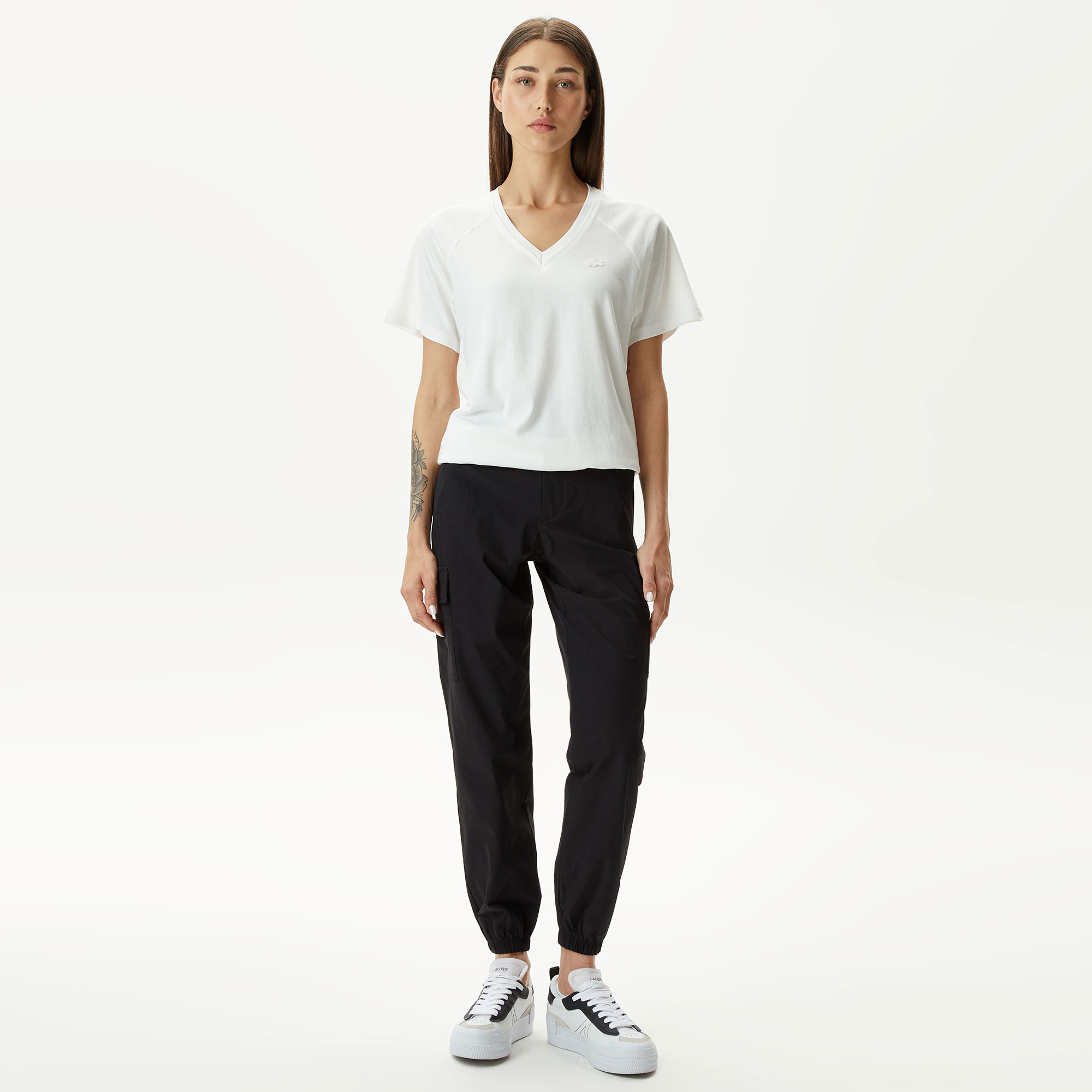 Lacoste Kadın Jogger Siyah Pantolon