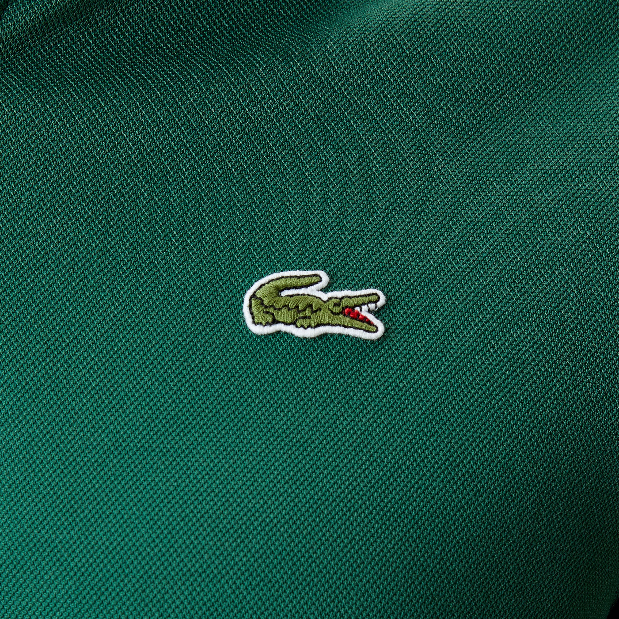 Lacoste Kadın Regular Fit Fermuarlı Yeşil Sweatshirt
