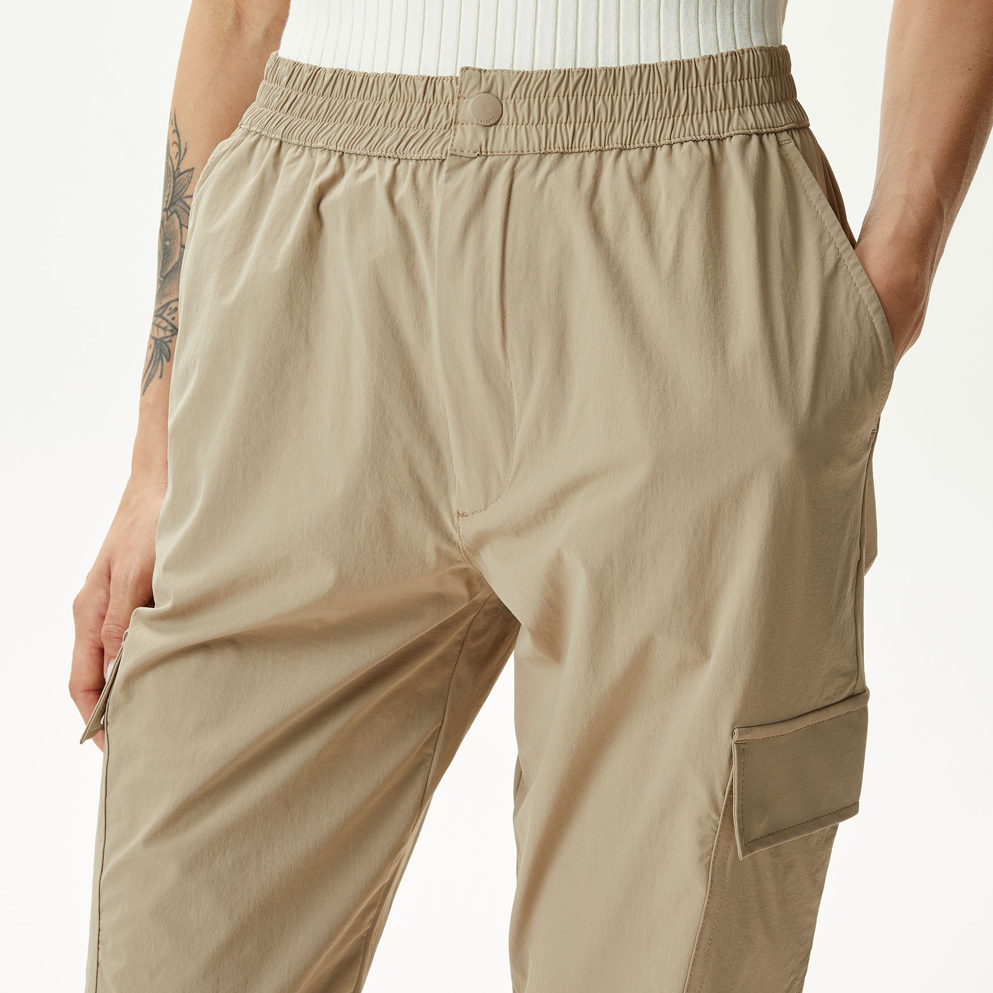 Lacoste Kadın Jogger Kahverengi Pantolon