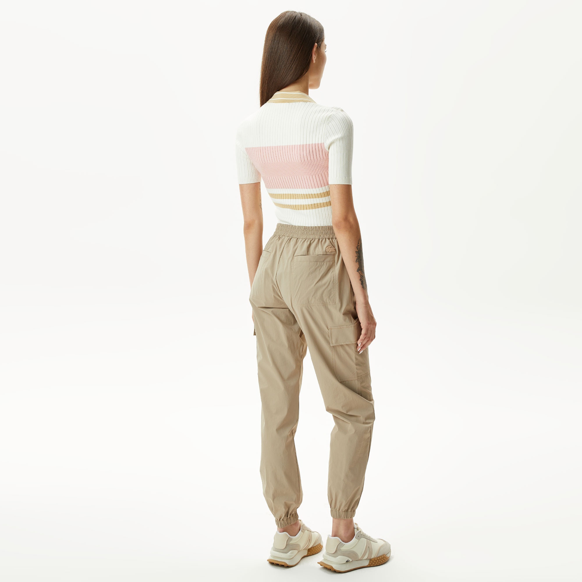 Lacoste Kadın Jogger Kahverengi Pantolon