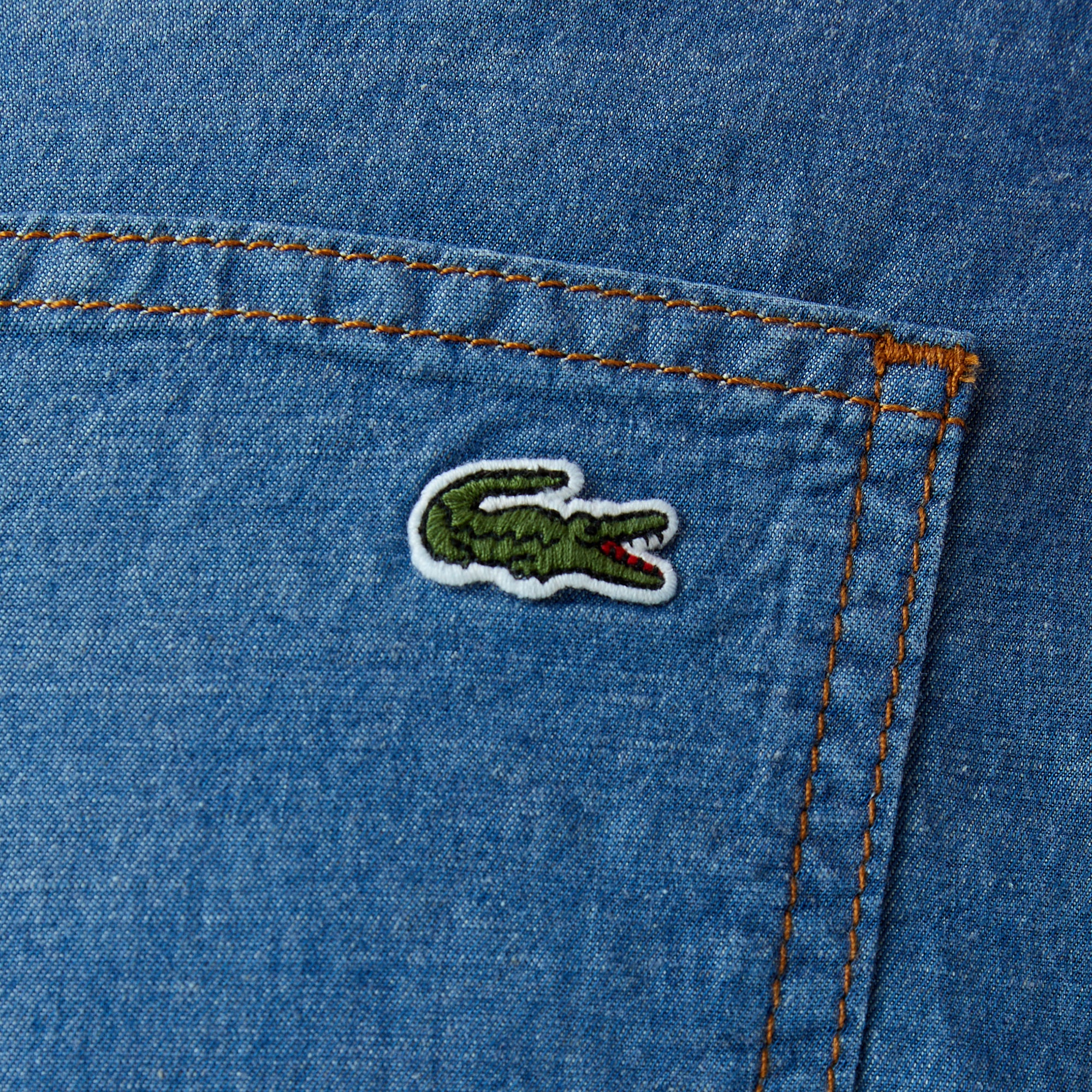 Lacoste Kadın Loose Fit Mavi Jean Pantolon