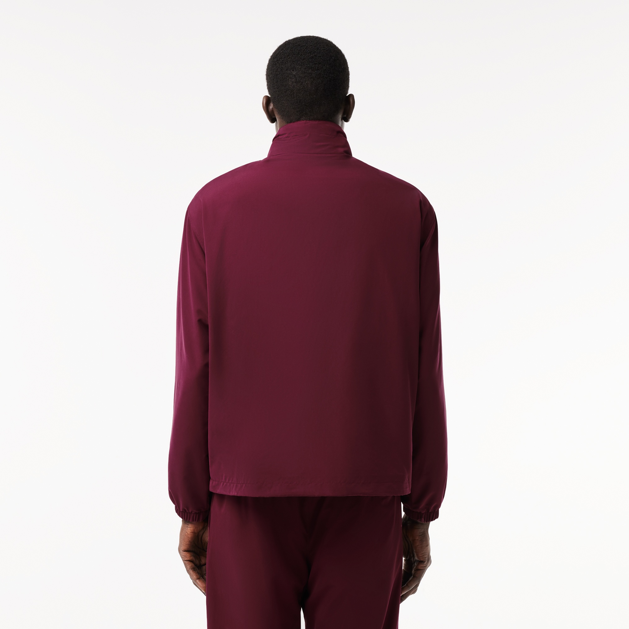 Lacoste Erkek Kapüşonlu Bordo Mont