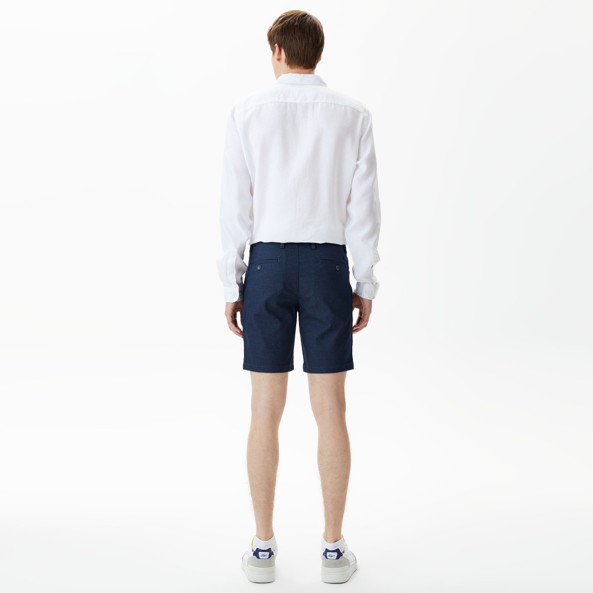 Lacoste Erkek Slim Fit Lacivert Bermuda Şort