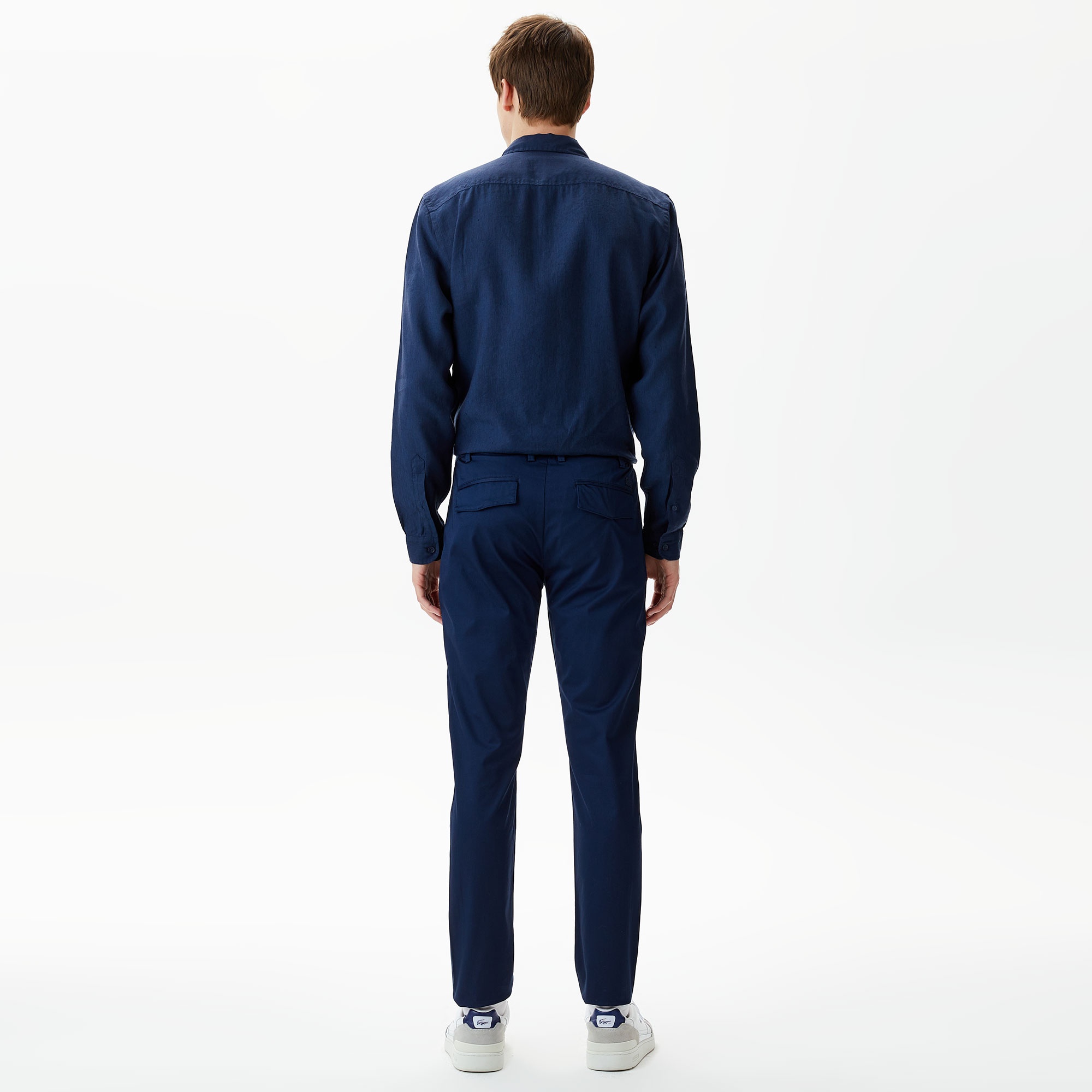 Lacoste Erkek Tapered Fit Chino Lacivert Pantolon
