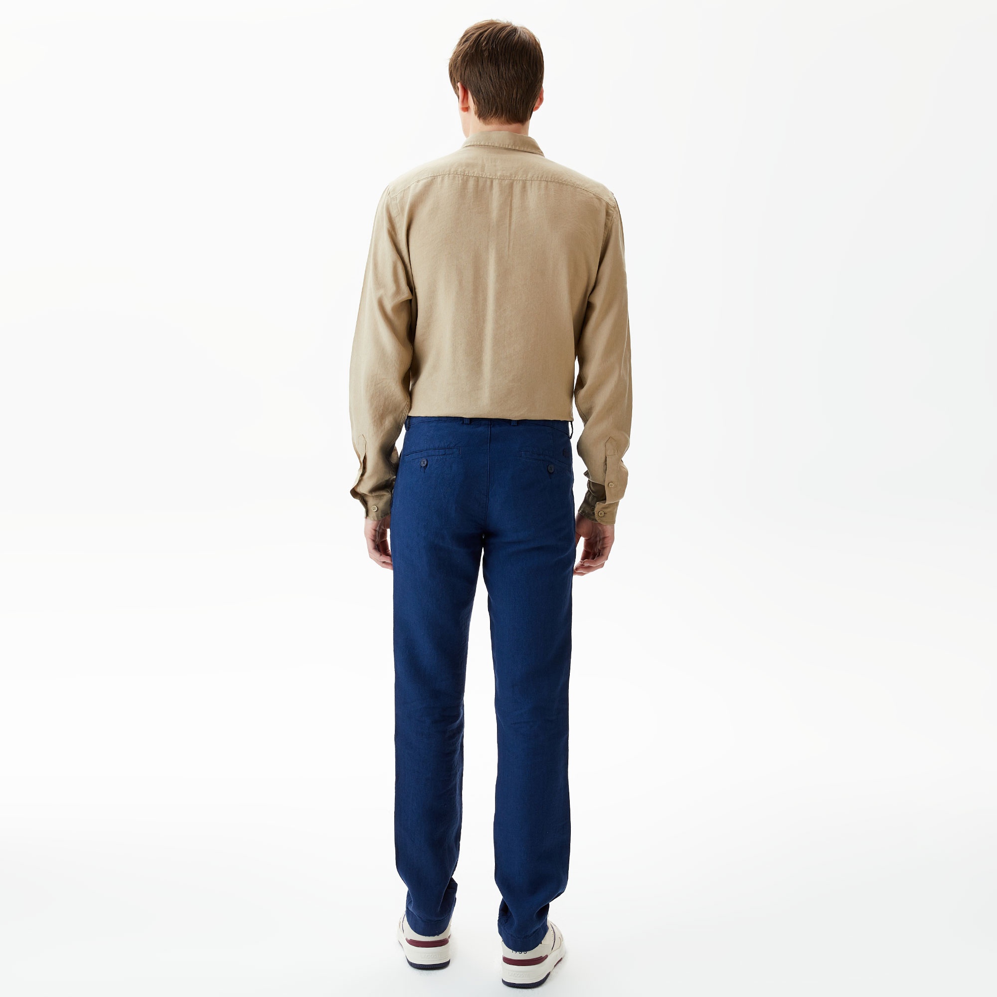 Lacoste Erkek Slim Fit Chino Lacivert Pantolon