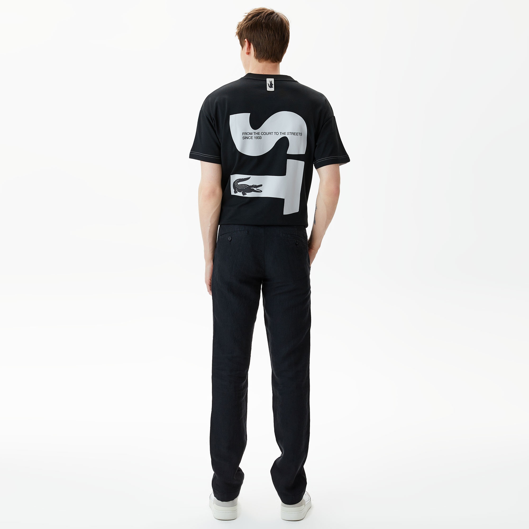 Lacoste Erkek Slim Fit Chino Siyah Pantolon