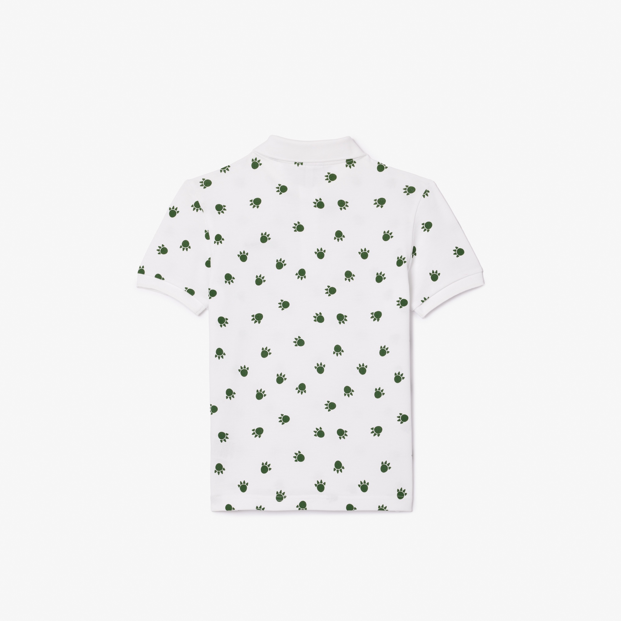 Lacoste Çocuk Baskılı Beyaz Polo
