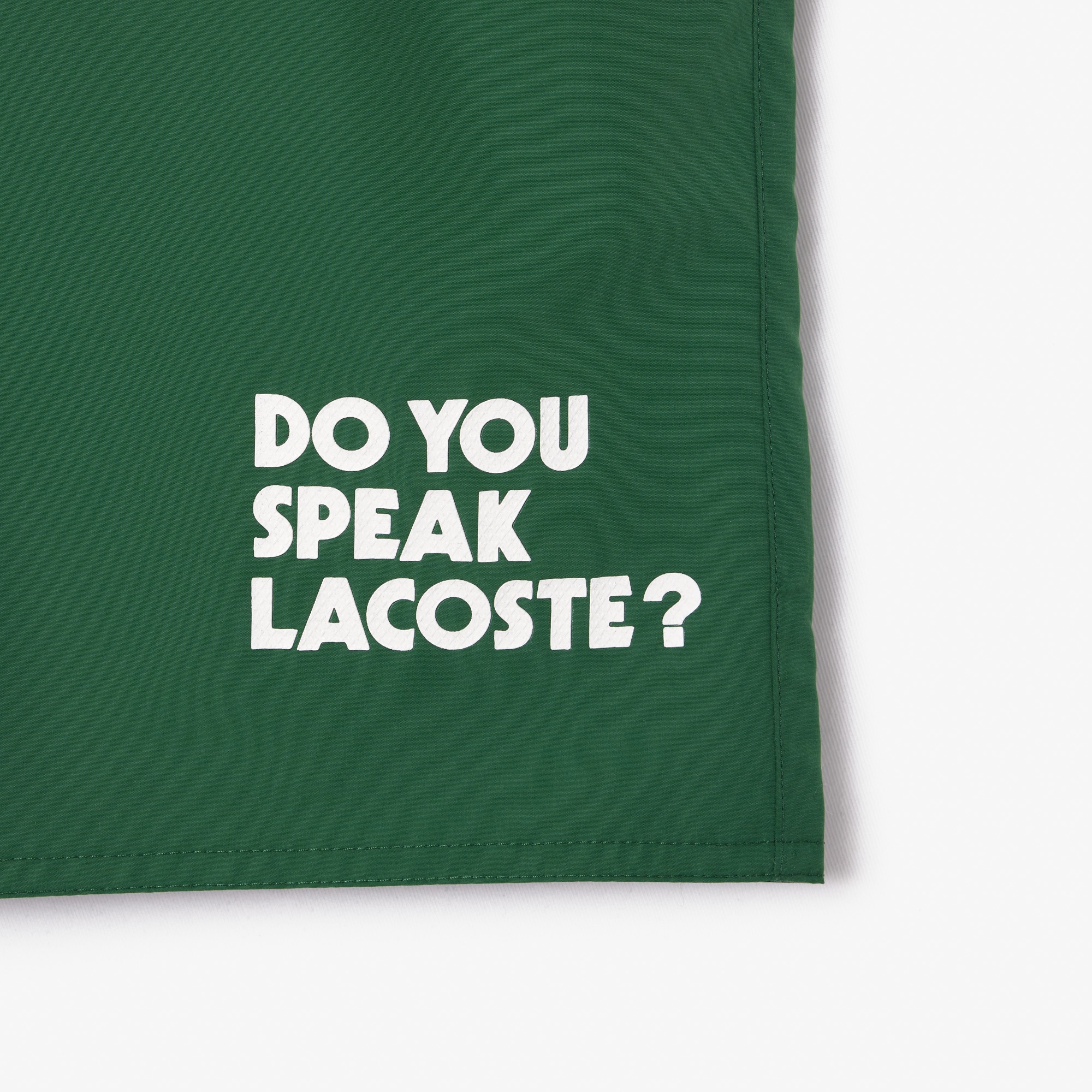 Lacoste Erkek Baskılı Yeşil Mayo Şort