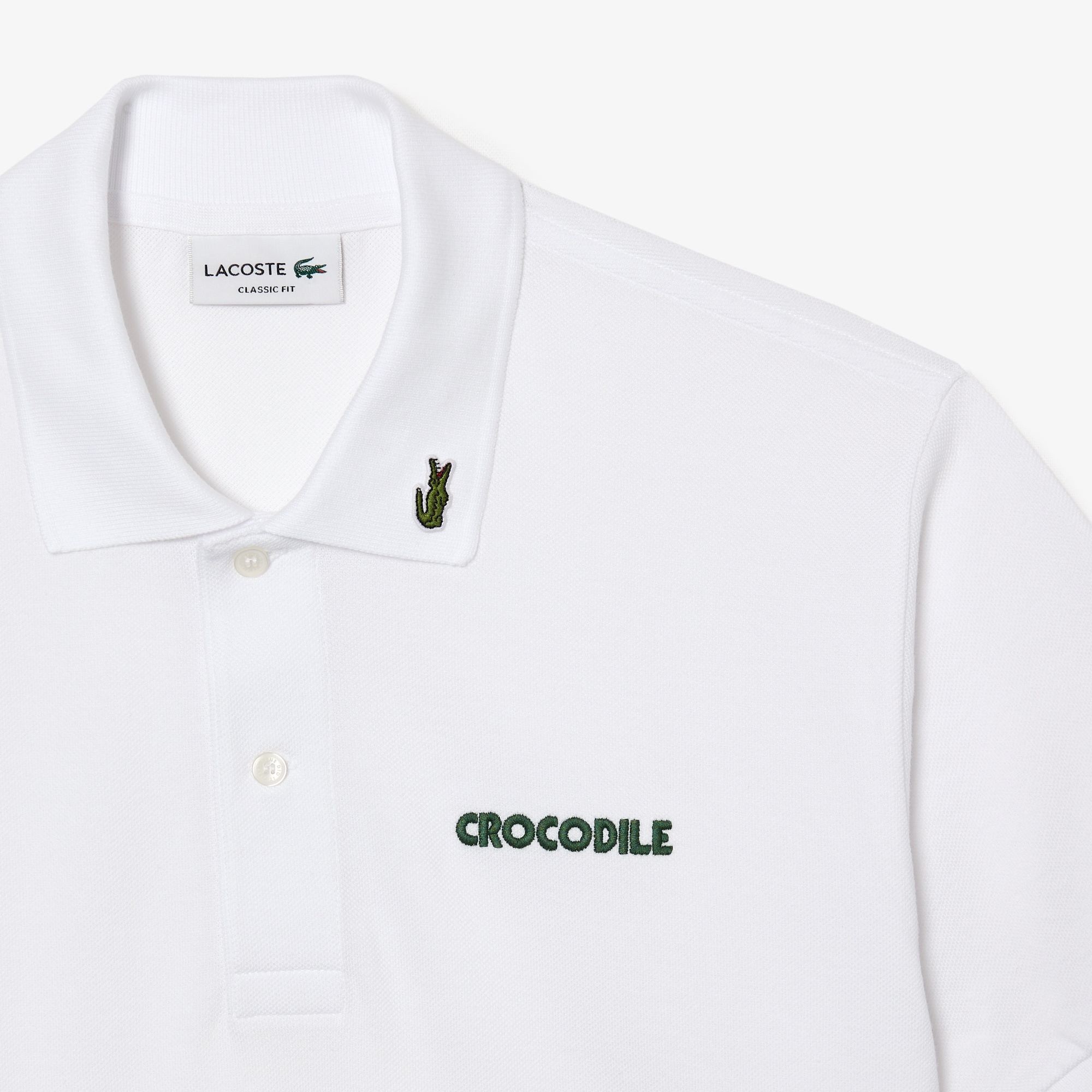 Lacoste L.12.12 Erkek Classic Fit Organik Pamuk Beyaz Polo