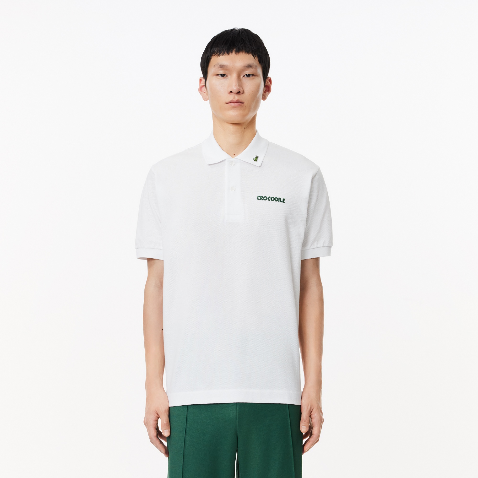 Lacoste L.12.12 Erkek Classic Fit Organik Pamuk Beyaz Polo
