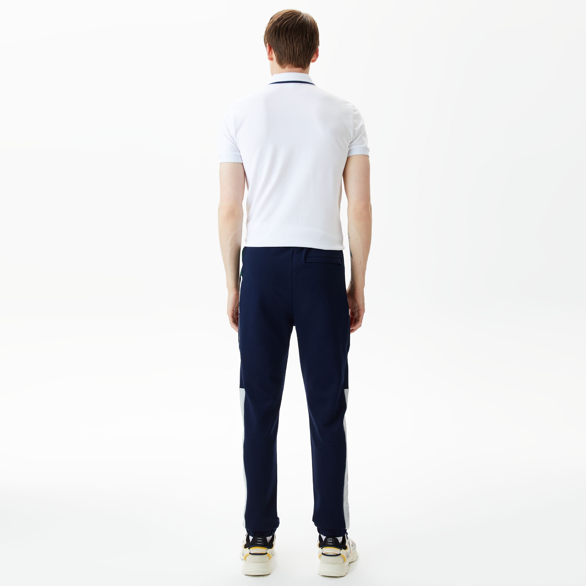 Lacoste Erkek Slim Fit Baskılı Lacivert Eşofman Altı
