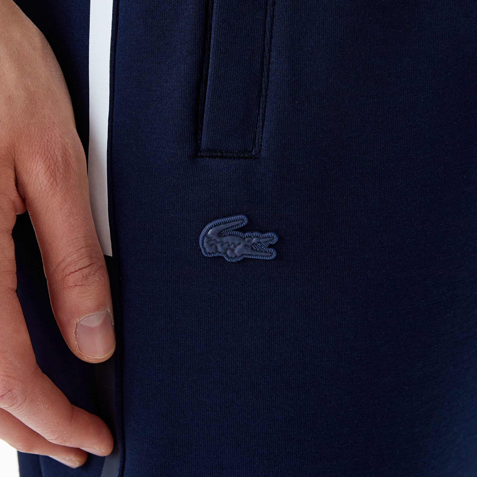 Lacoste Erkek Slim Fit Baskılı Lacivert Eşofman Altı