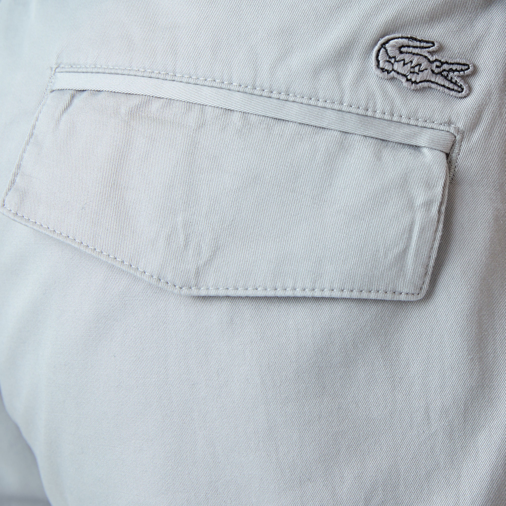 Lacoste Erkek Tapered Fit Chino Gri Pantolon