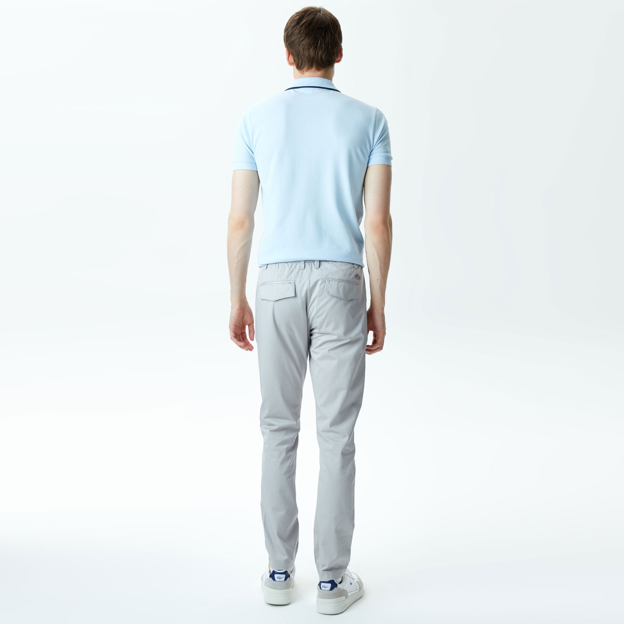 Lacoste Erkek Tapered Fit Chino Gri Pantolon