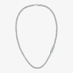 Erkek Gri Çelik Kolye Gri