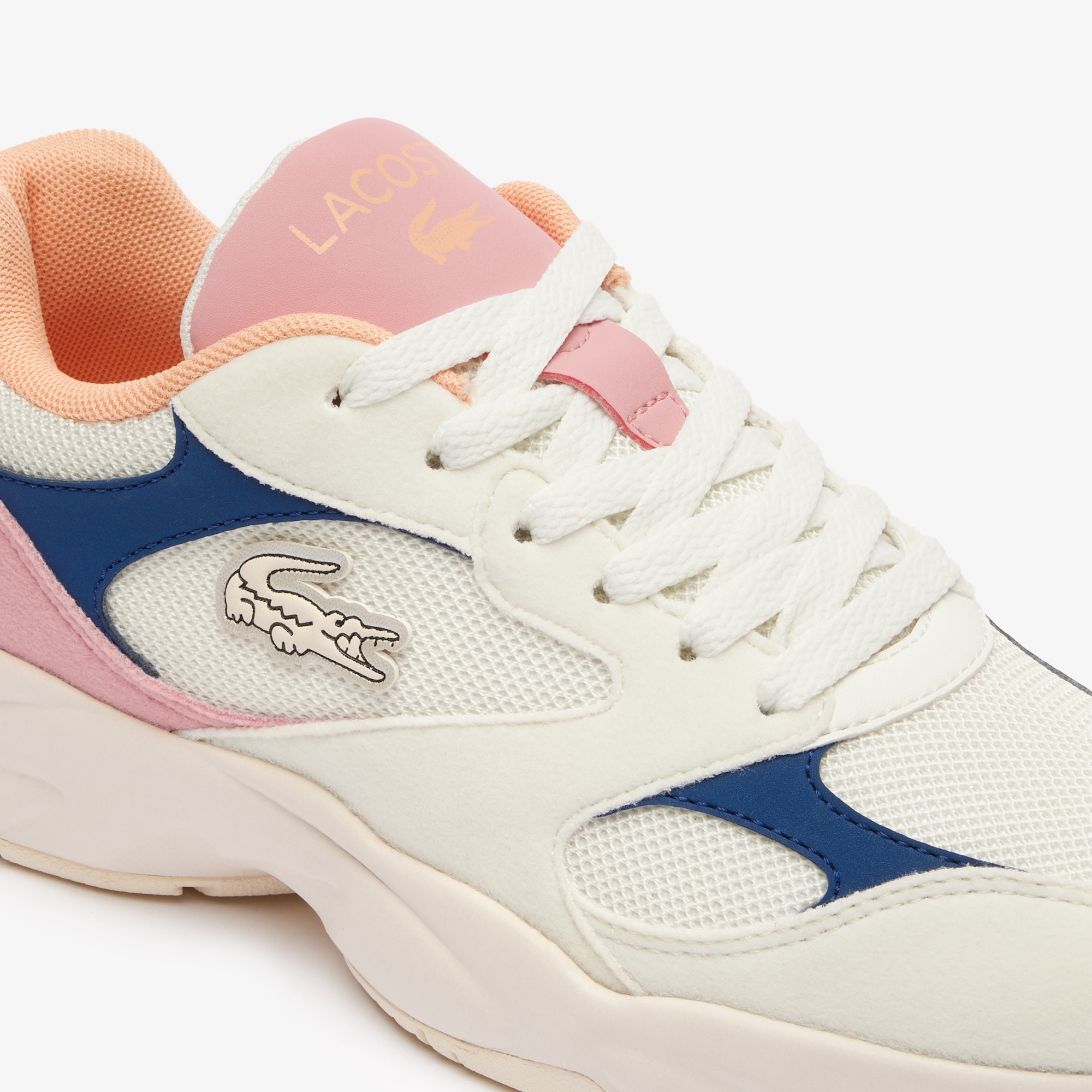 Lacoste Storm 96 Lo Vintage Çocuk Krem Sneaker