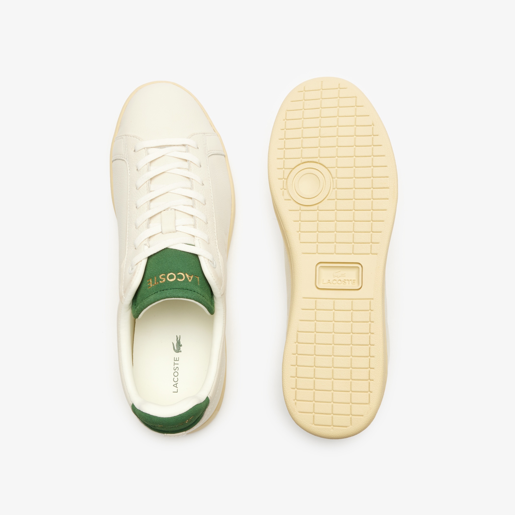 Lacoste Carnaby Pro Erkek Bej Sneaker