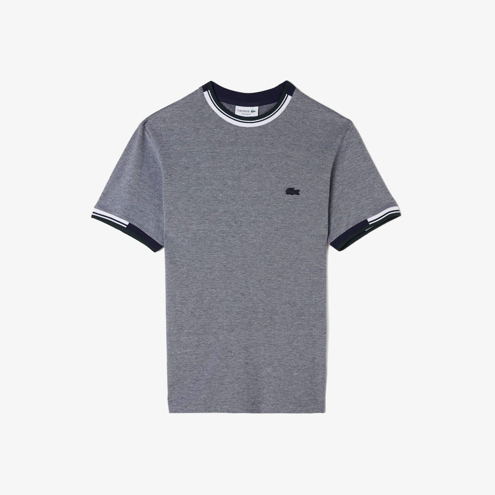 Lacoste Erkek Regular Fit Bisiklet Yaka Lacivert T-Shirt görsel 3