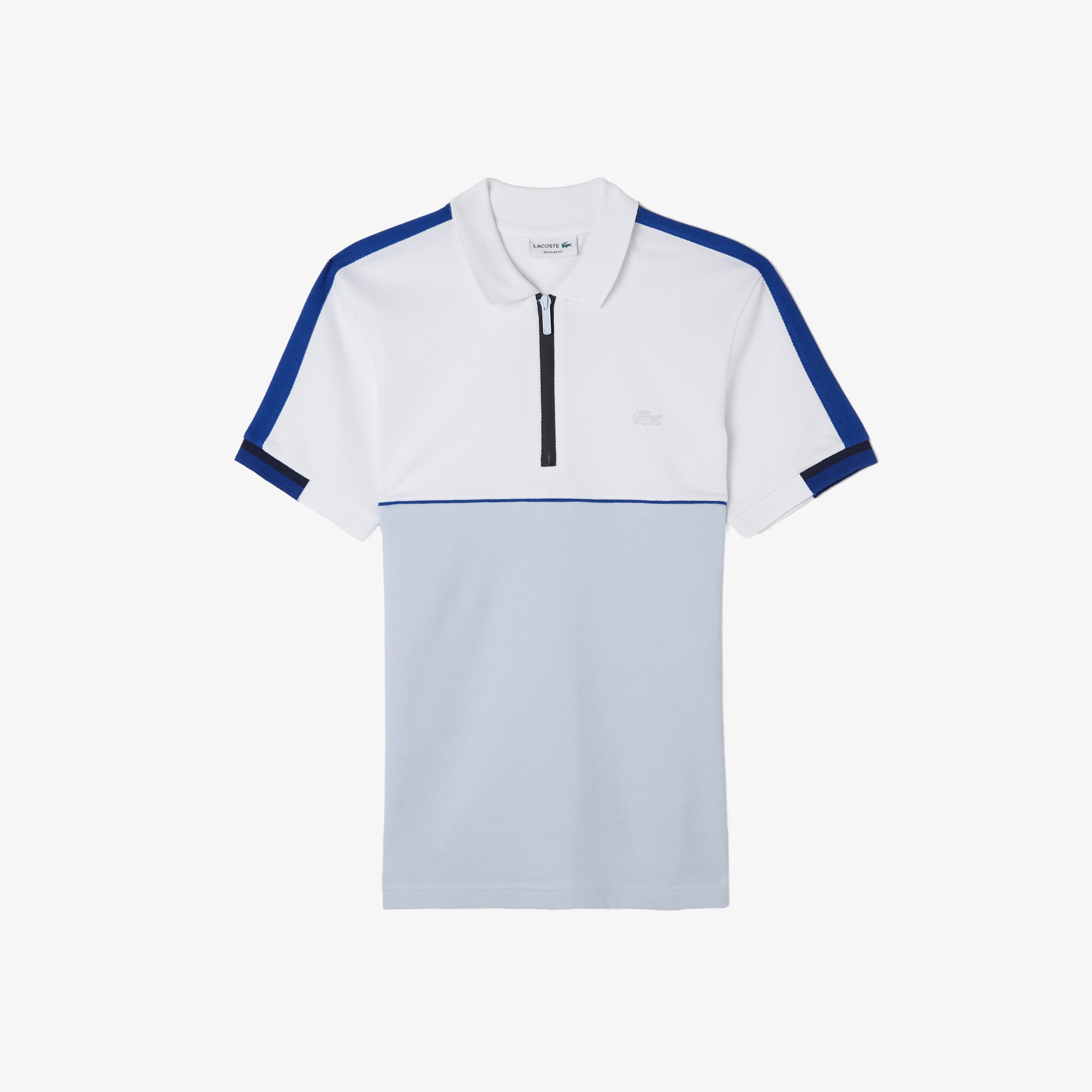 Lacoste Erkek Regular Fit Renk bloklu Mavi Polo