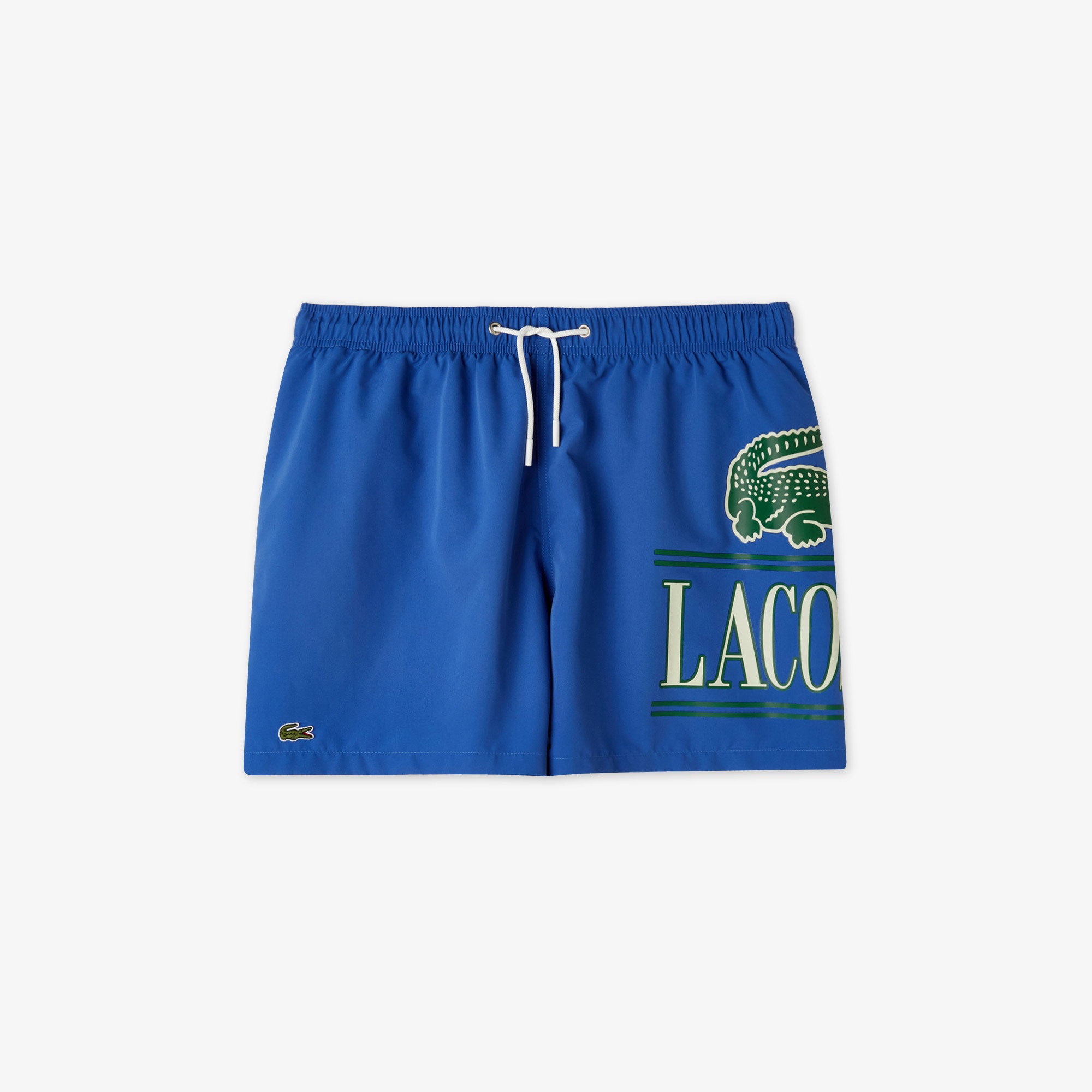 Lacoste Erkek Baskılı Mavi Mayo Şort