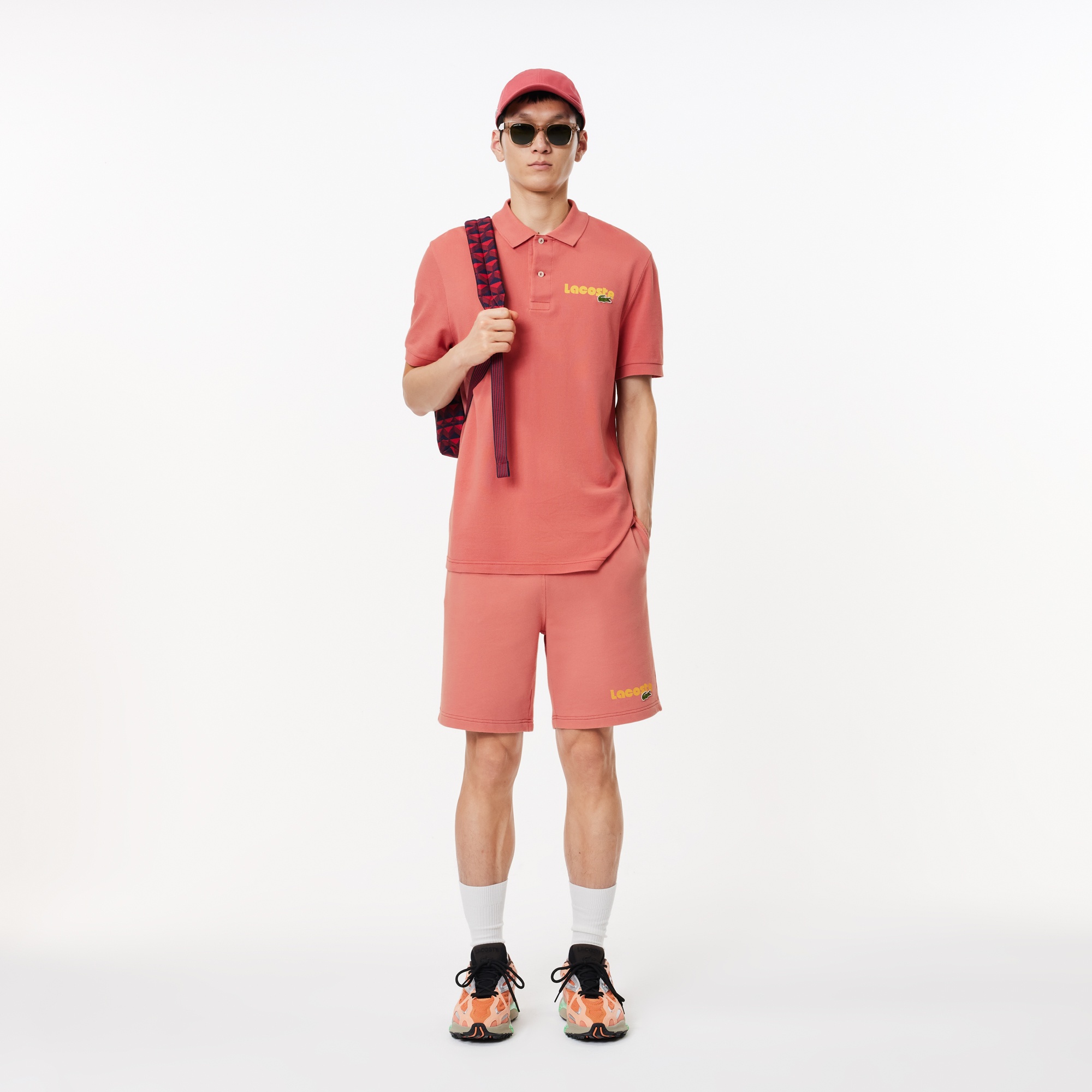 Lacoste Erkek Regular Fit Baskılı Kırmızı Polo