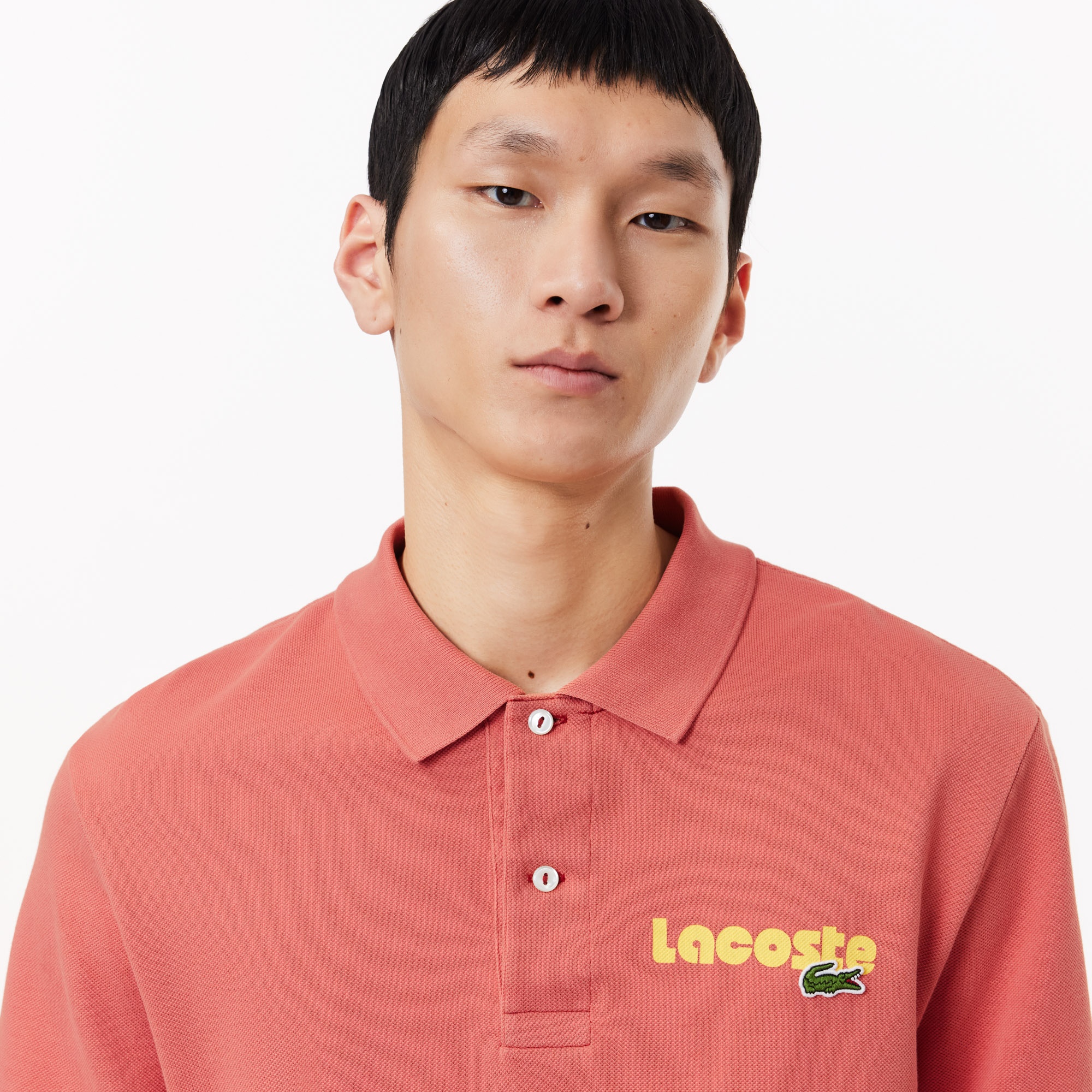 Lacoste Erkek Regular Fit Baskılı Kırmızı Polo