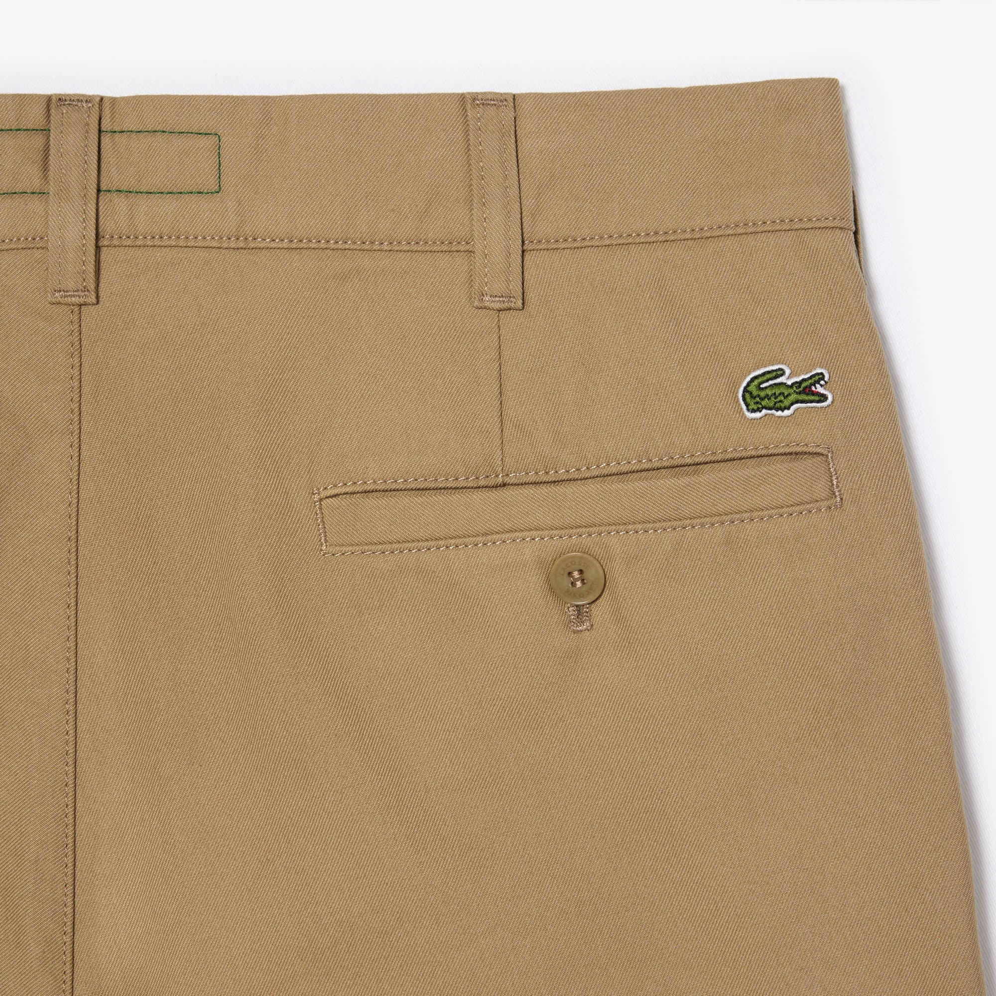 Lacoste Erkek Straight Fit Chino Bej Pantolon