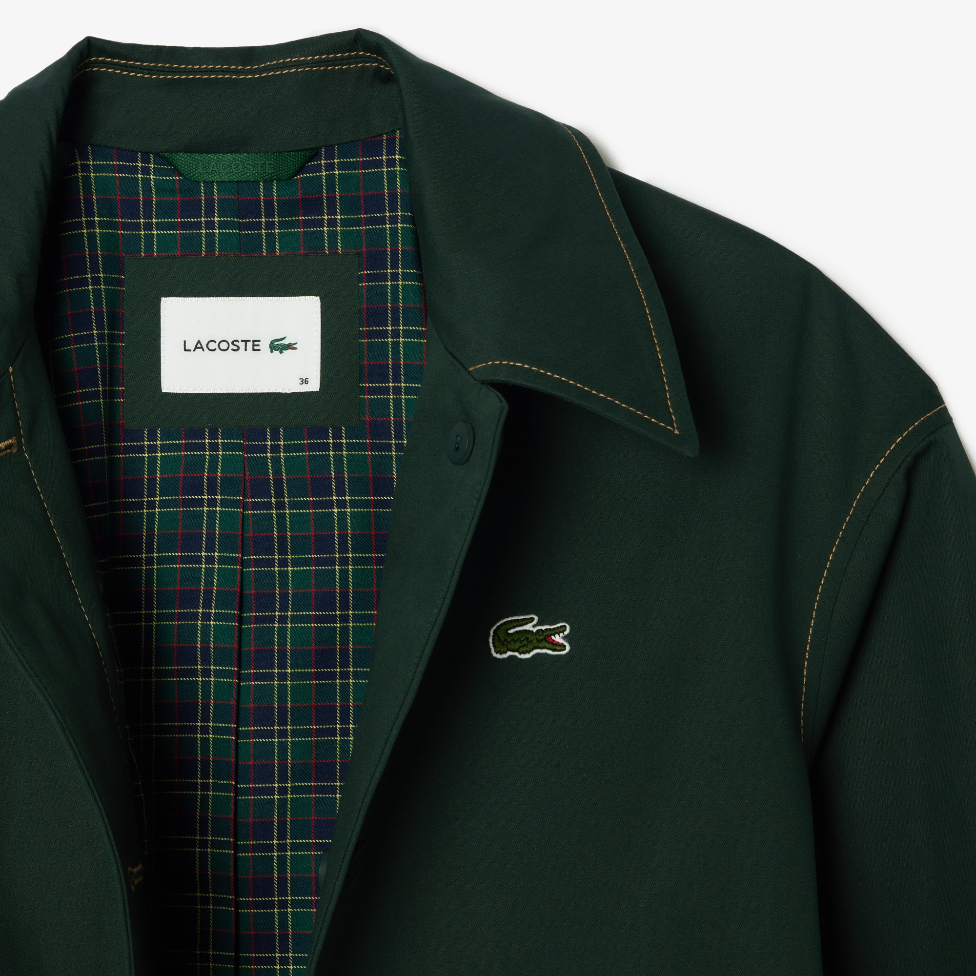 Lacoste Kadın Yeşil Trençkot BF6926-YZP | Lacoste