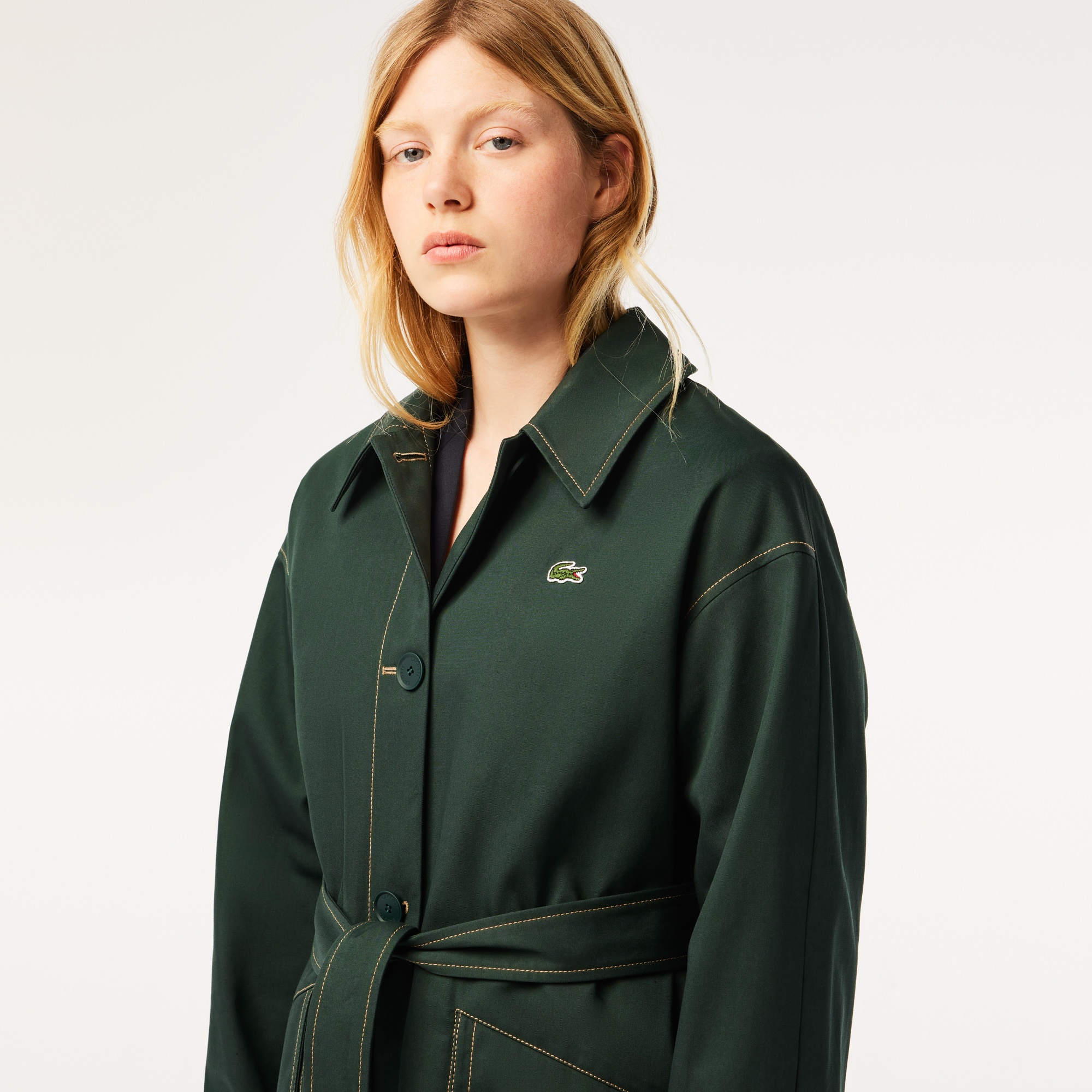 Lacoste Kadın Yeşil Trençkot BF6926-YZP | Lacoste