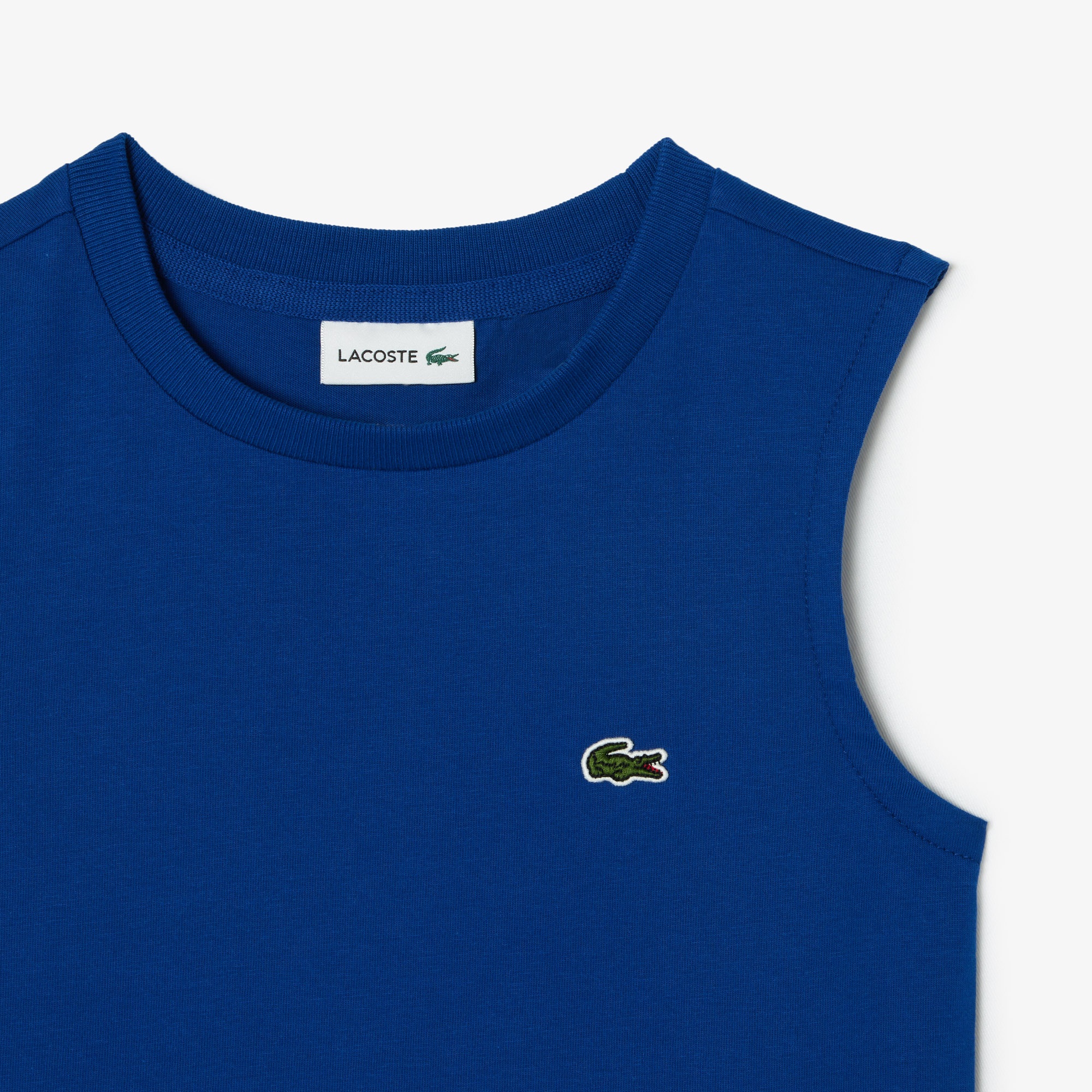 Lacoste Kız Çocuk Pileli Mavi Elbise