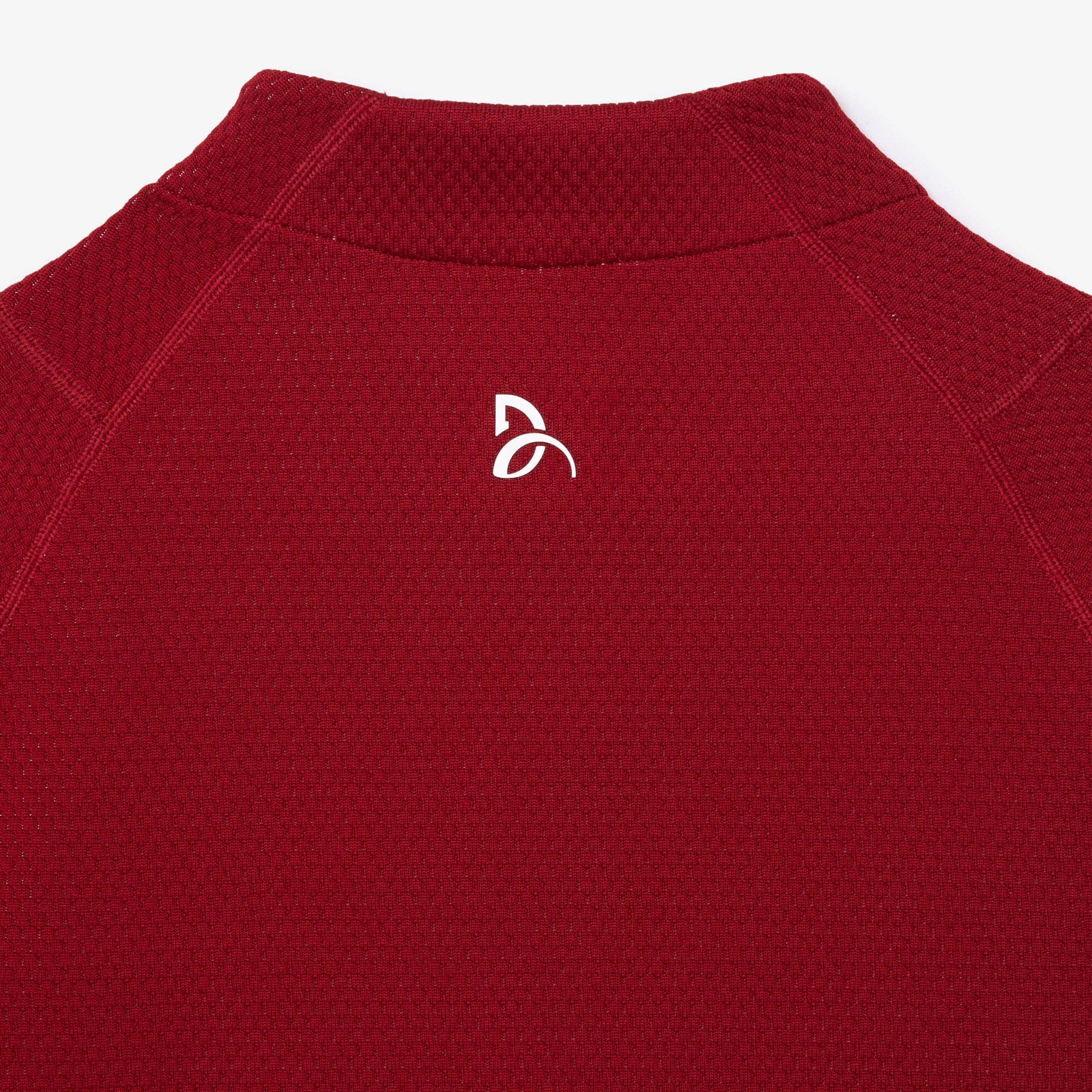 Lacoste SPORT x Novak Djokovic Erkek Bisiklet Yaka Renk Bloklu Kırmızı Sweatshirt