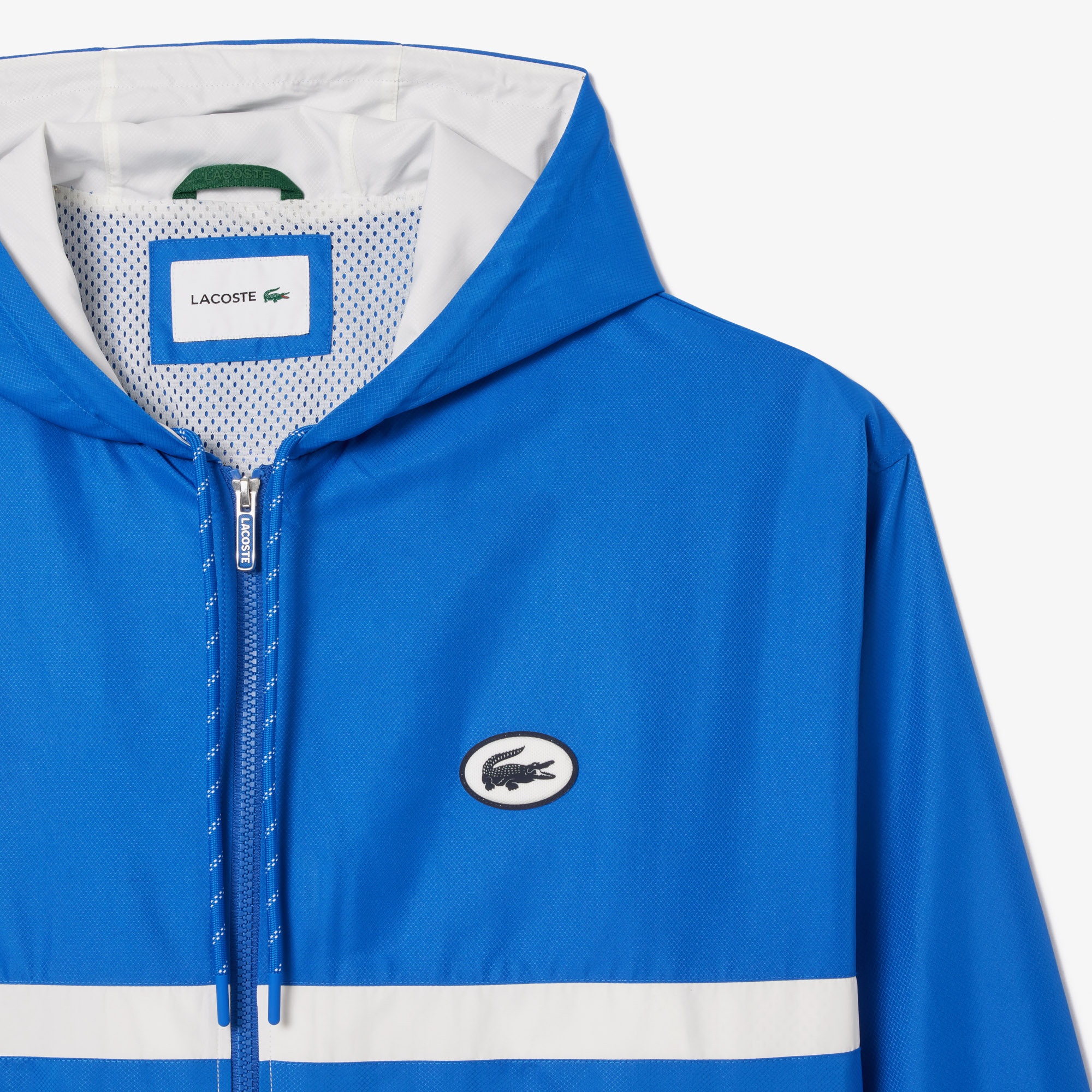 Lacoste Erkek Kapüşonlu Mavi Mont