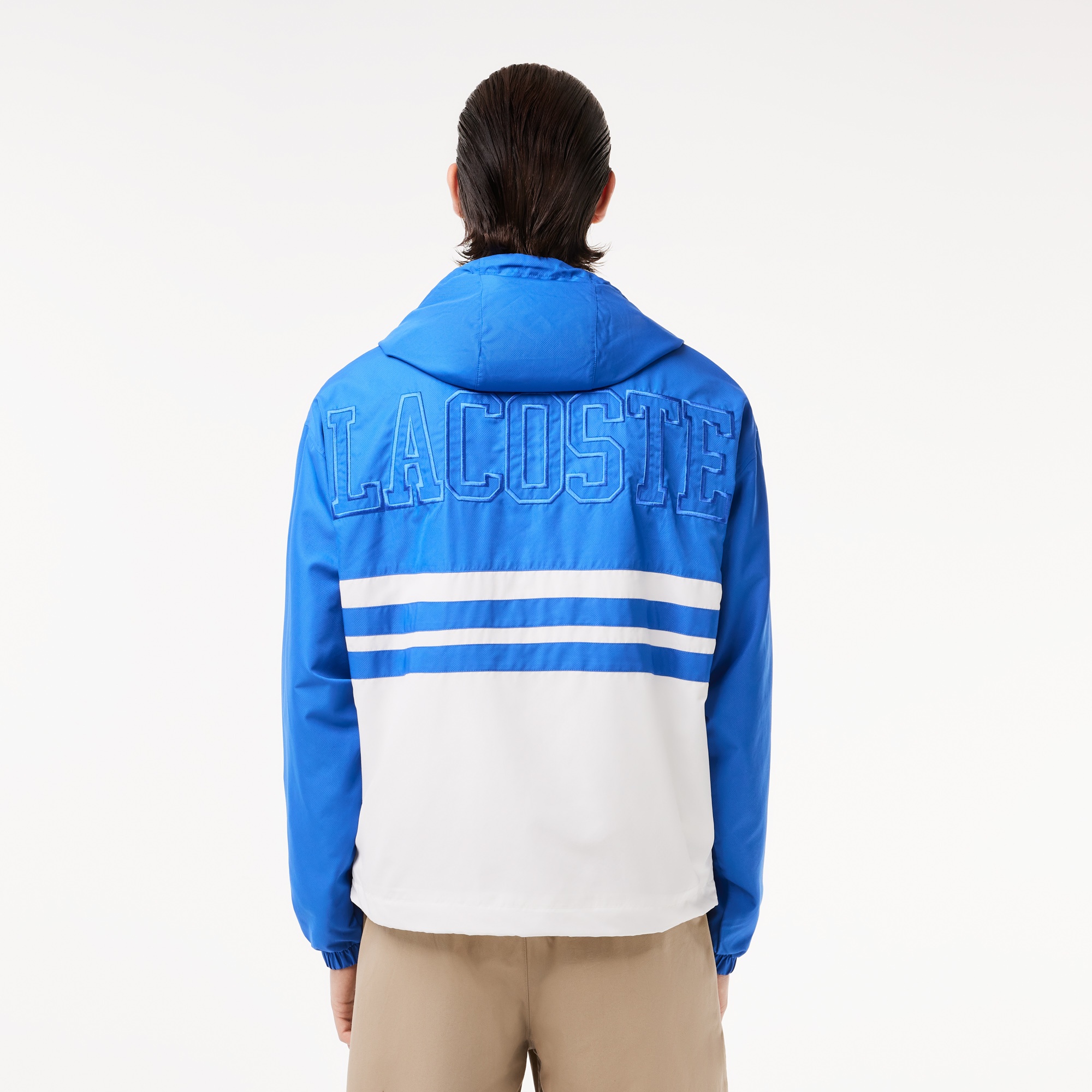Lacoste Erkek Kapüşonlu Mavi Mont