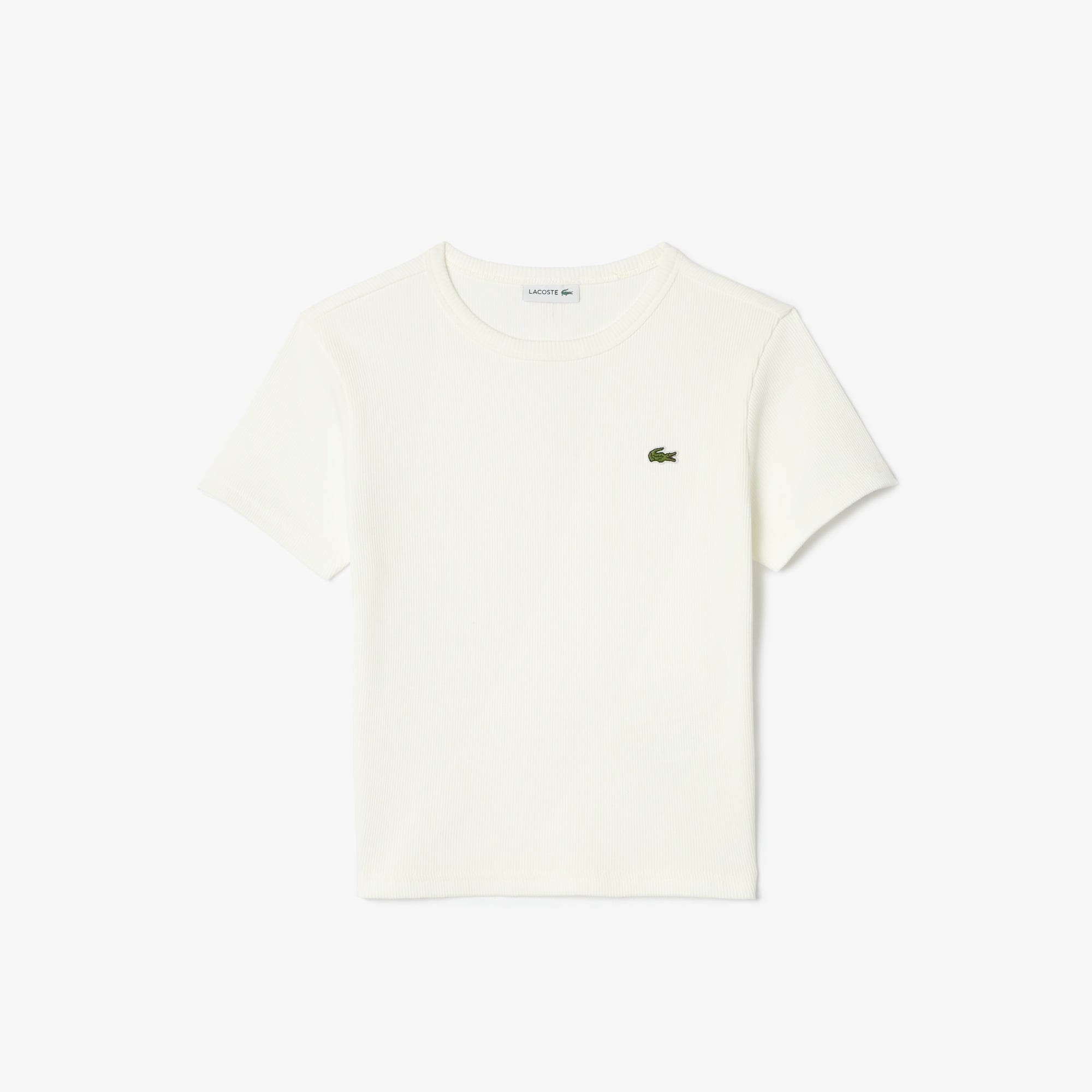 Lacoste Çocuk Bisiklet Yaka Beyaz T-Shirt
