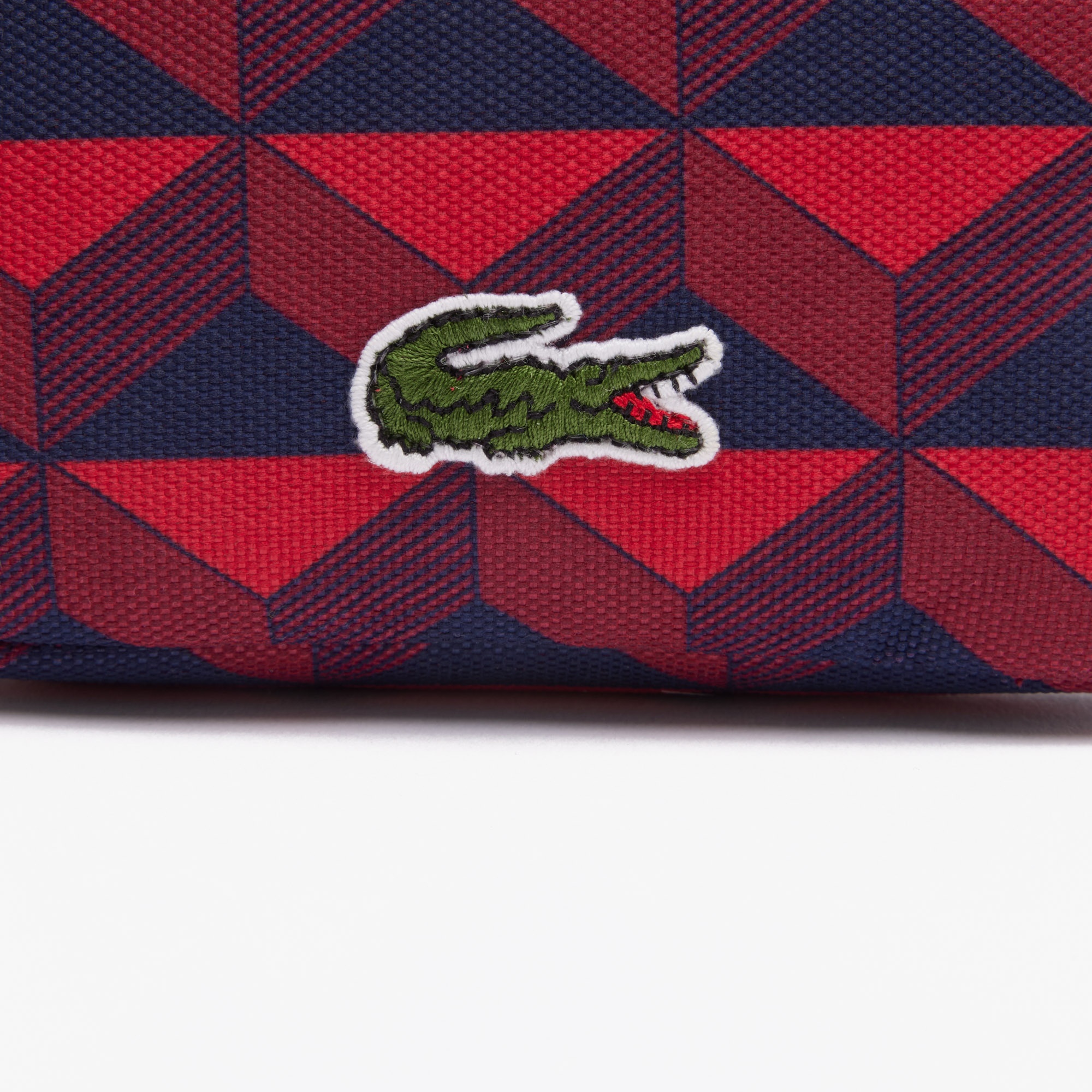 Lacoste Neocroc Erkek Desenli Kırmızı Cüzdan