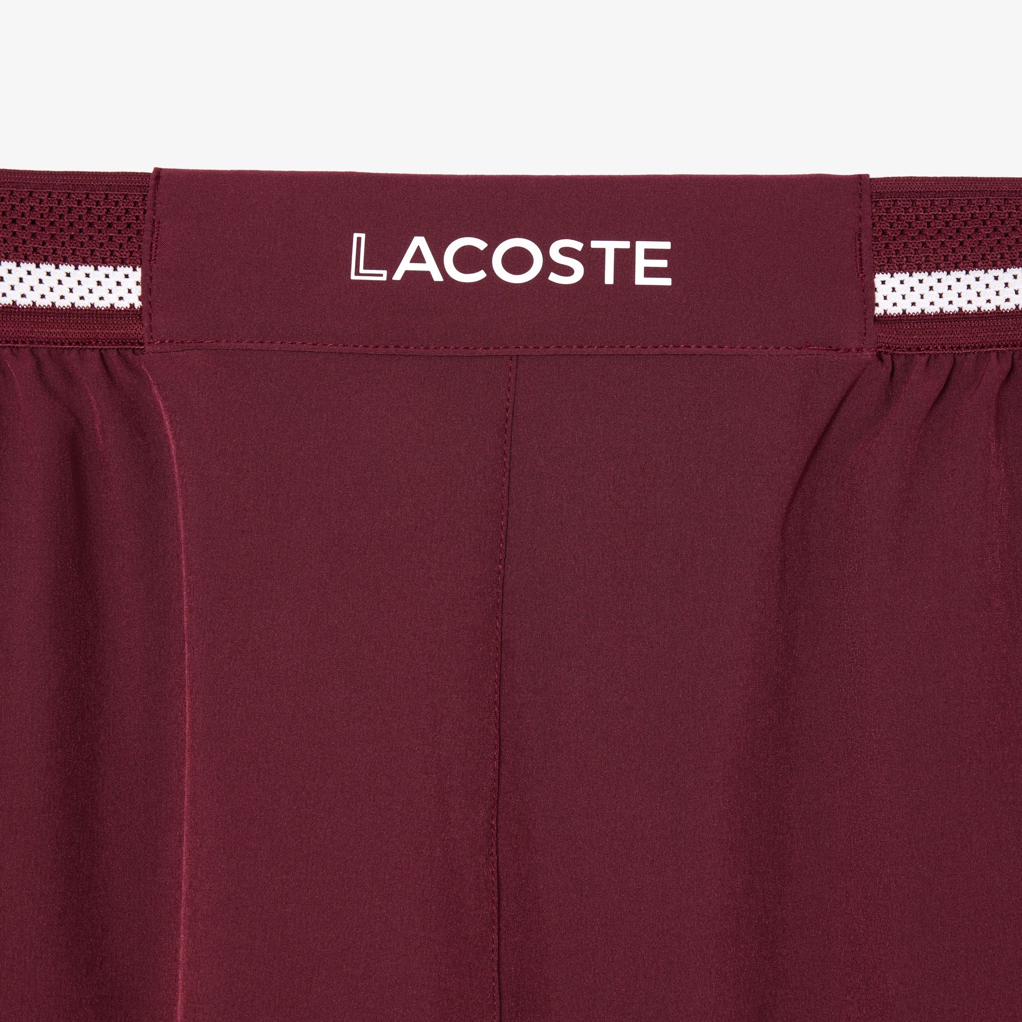 Lacoste SPORT x Novak Djokovic Erkek Regular Fit Bordo Şort