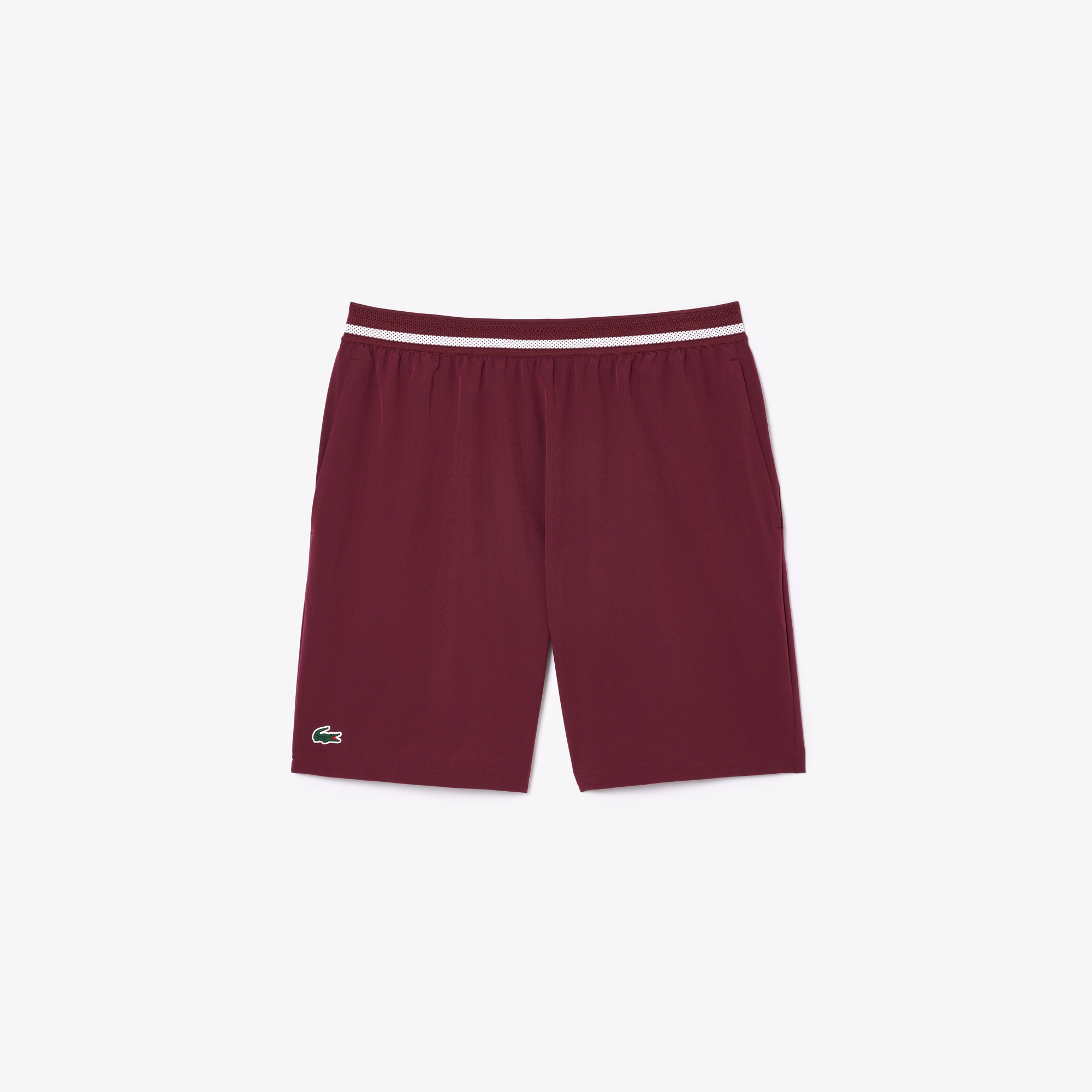 Lacoste SPORT x Novak Djokovic Erkek Regular Fit Bordo Şort