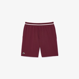 Lacoste SPORT x Novak Djokovic Erkek Regular Fit Bordo Şort Bordo