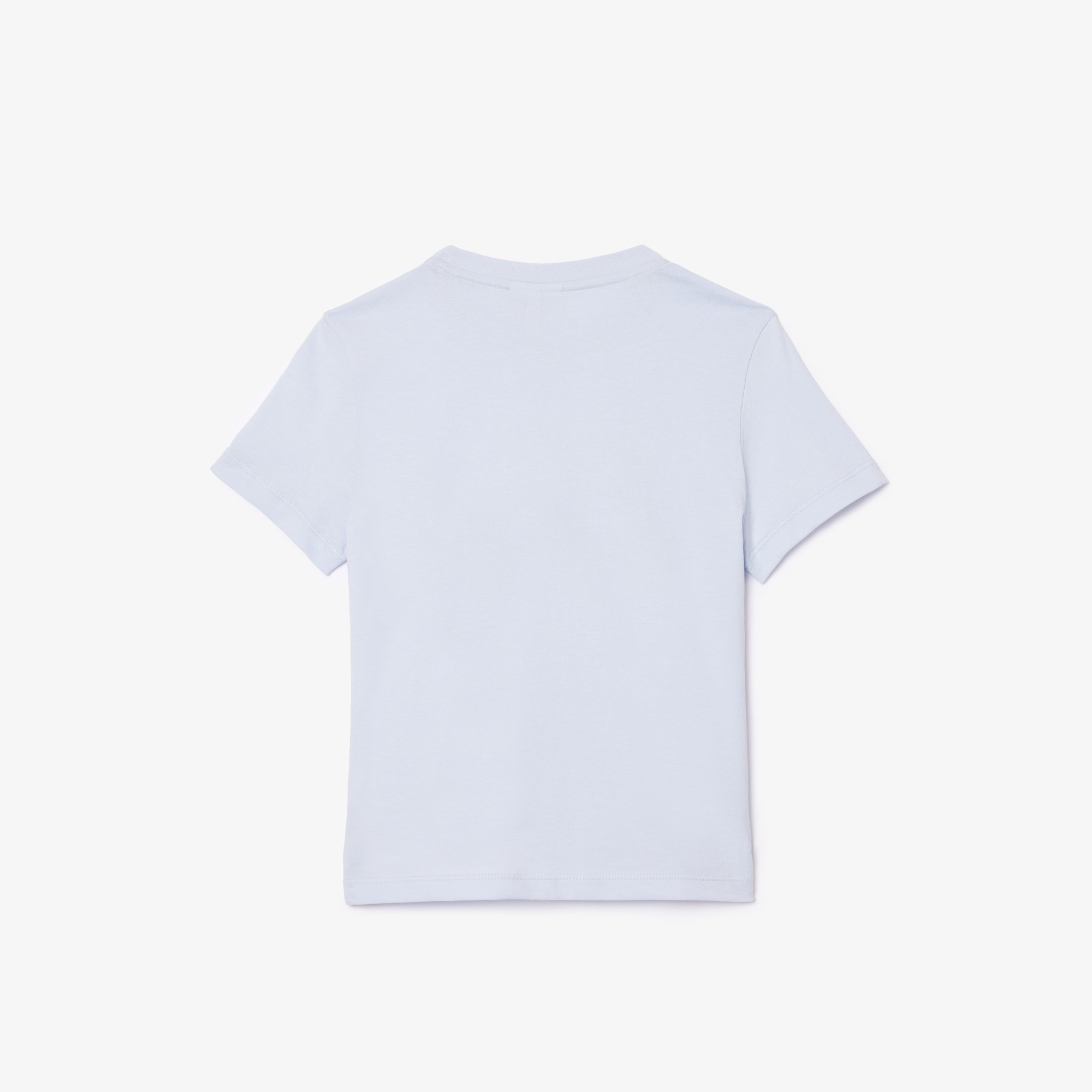 Lacoste Çocuk Bisiklet Yaka Baskılı Mavi T-Shirt