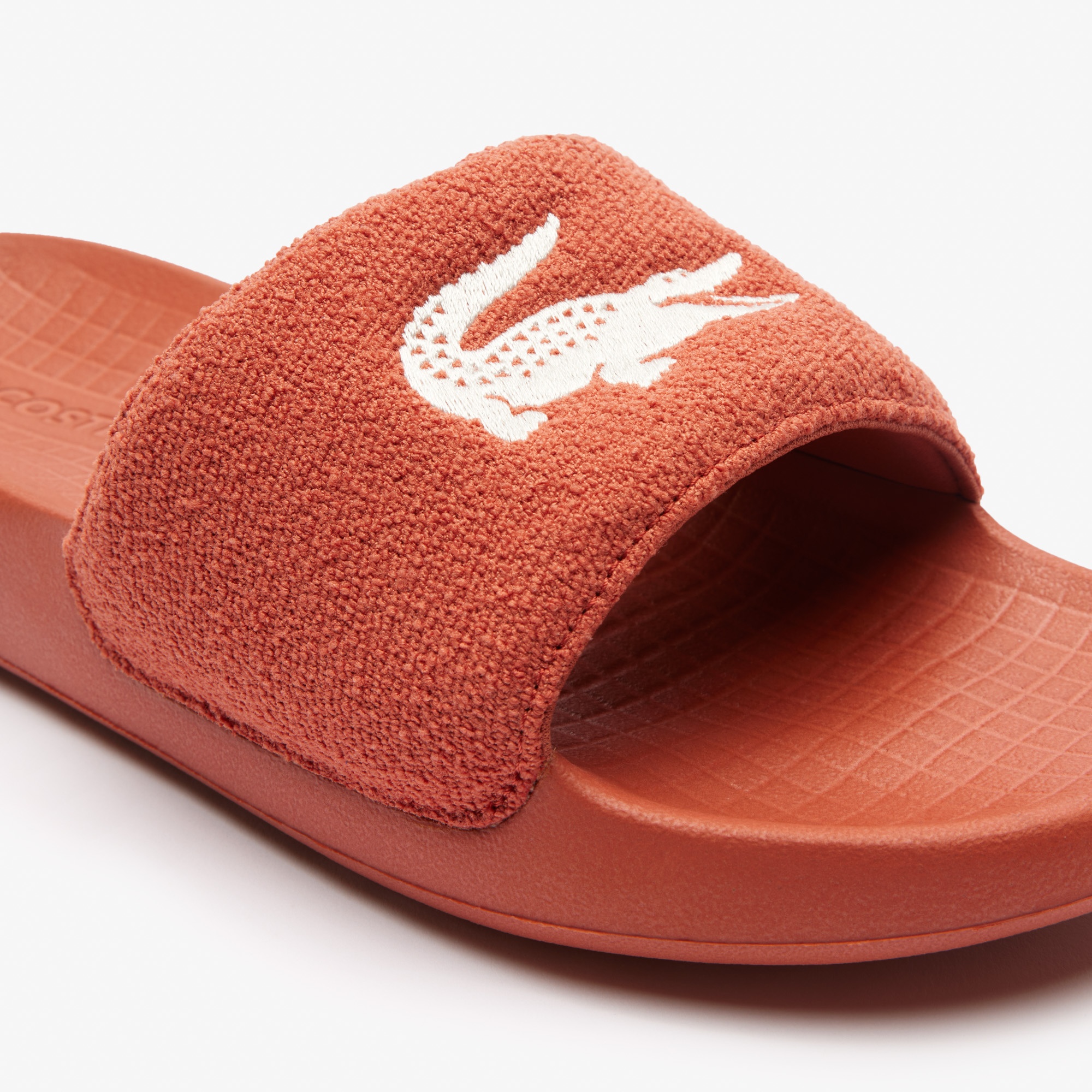 Lacoste Croco 1.0 Erkek Turuncu Terlik