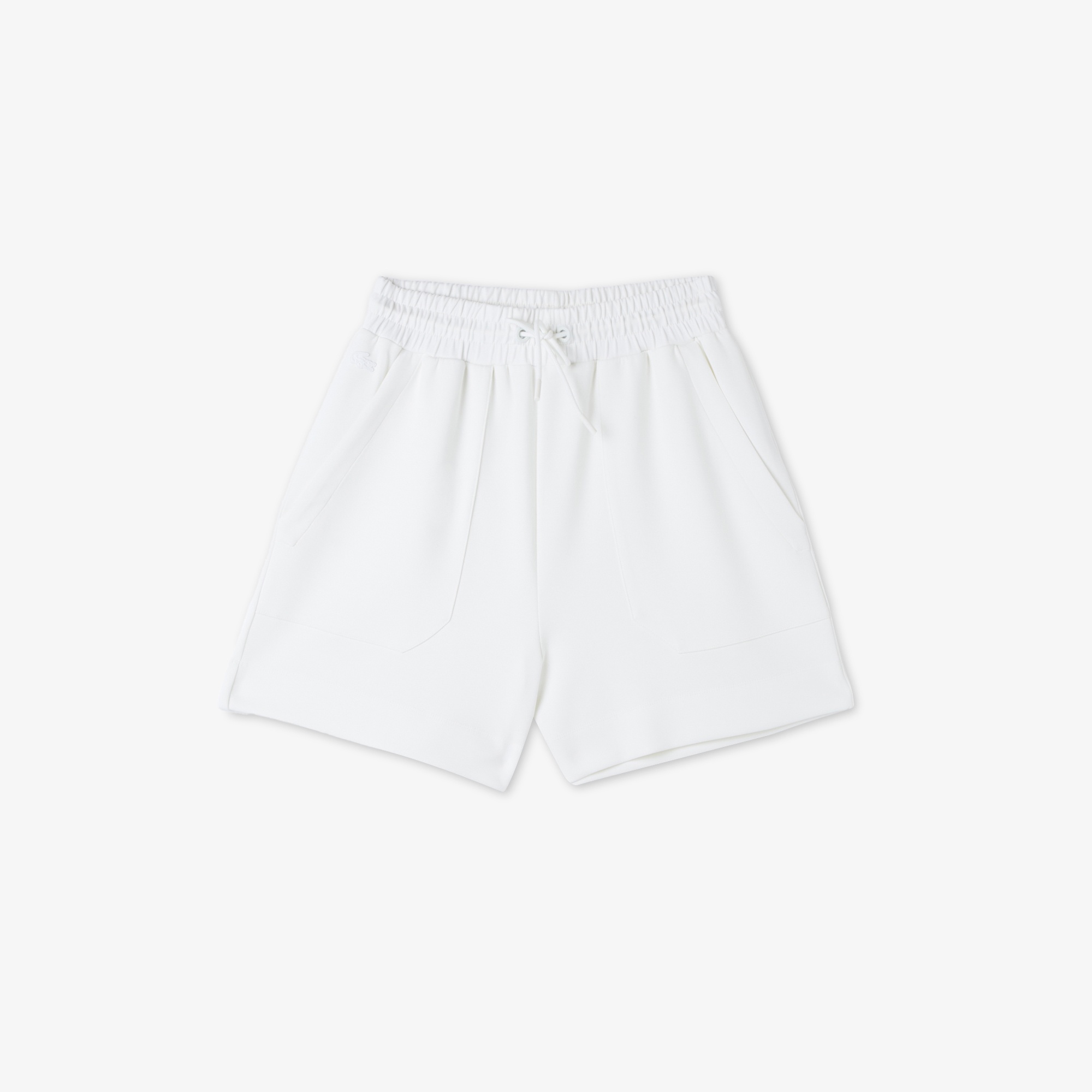 Lacoste Kadın Regular Fit Beyaz Şort