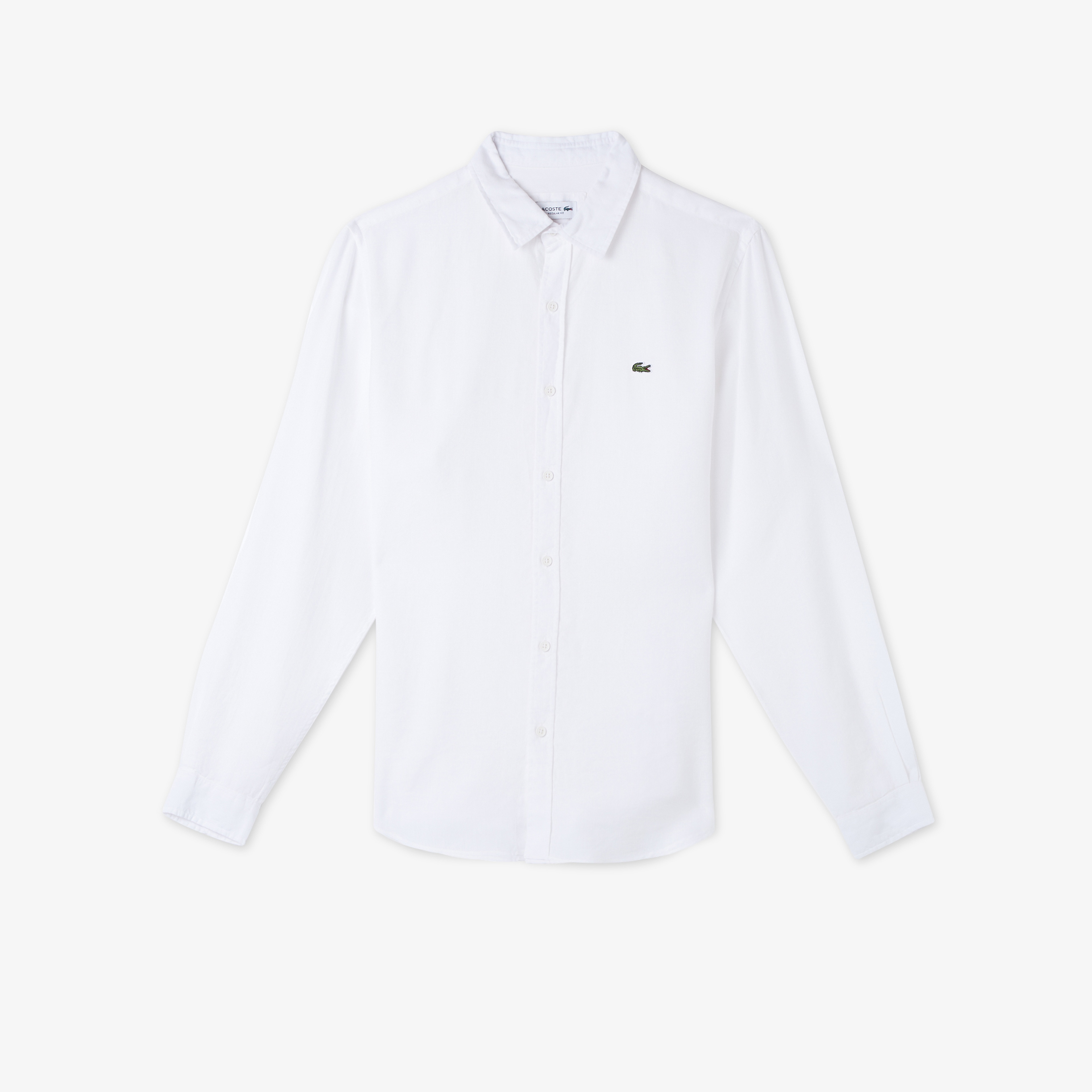 Erkek Regular Fit Keten Beyaz Gömlek Erkek Regular Fit Keten Beyaz Gömlek