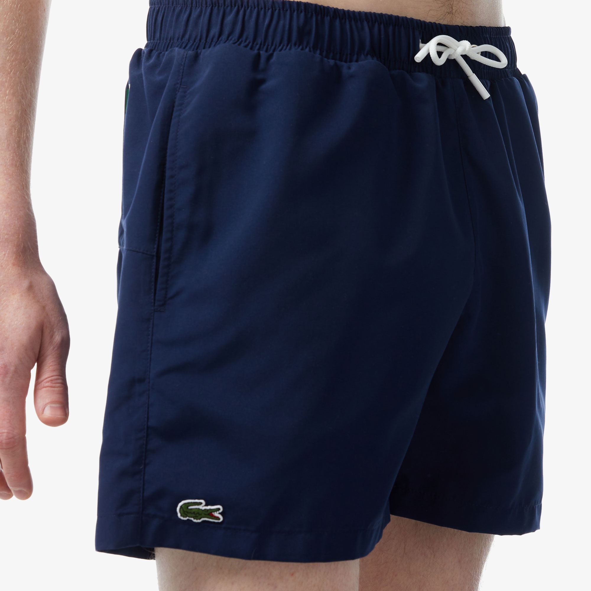 Lacoste Erkek Baskılı Lacivert Mayo Şort