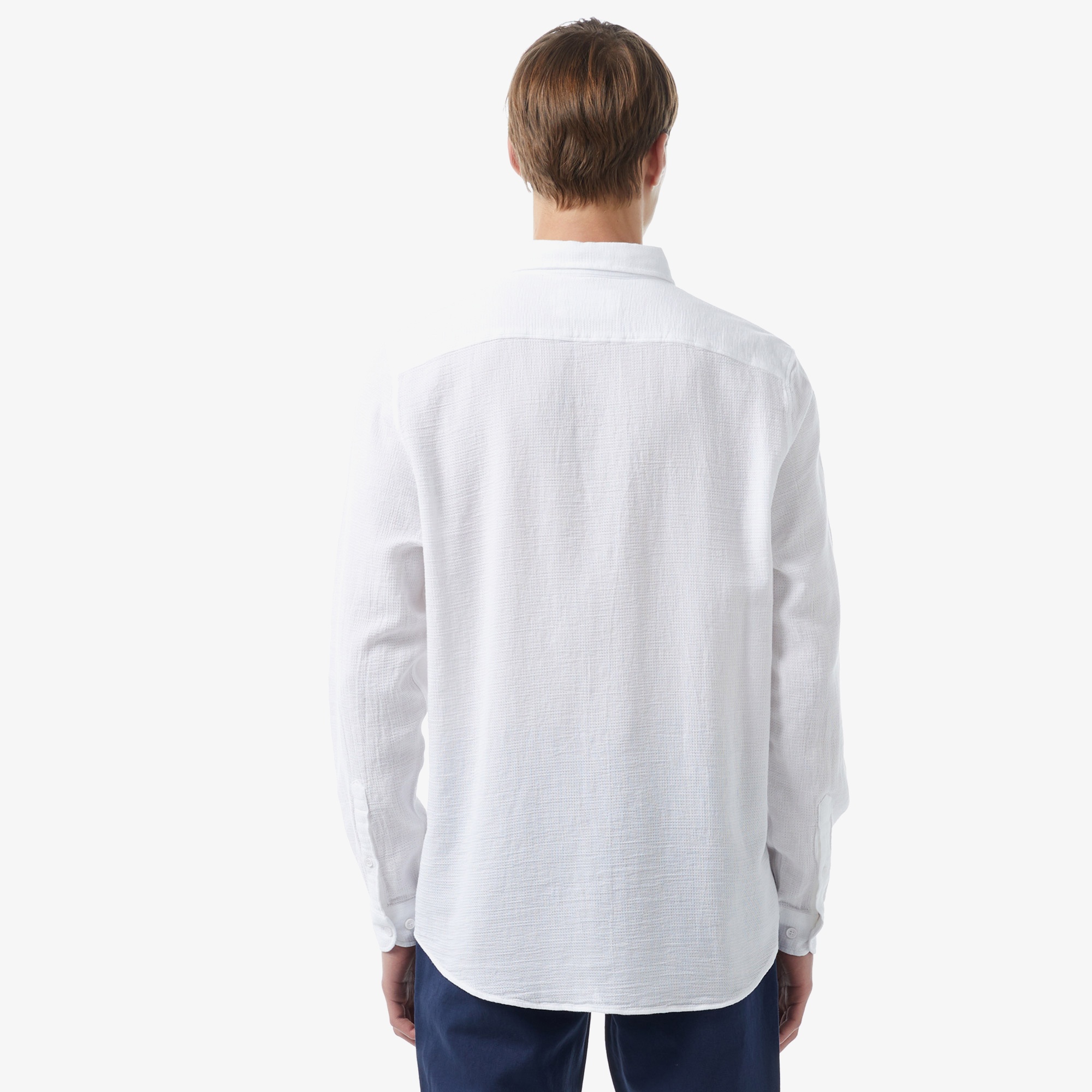 Lacoste Erkek Regular Fit Beyaz Gömlek