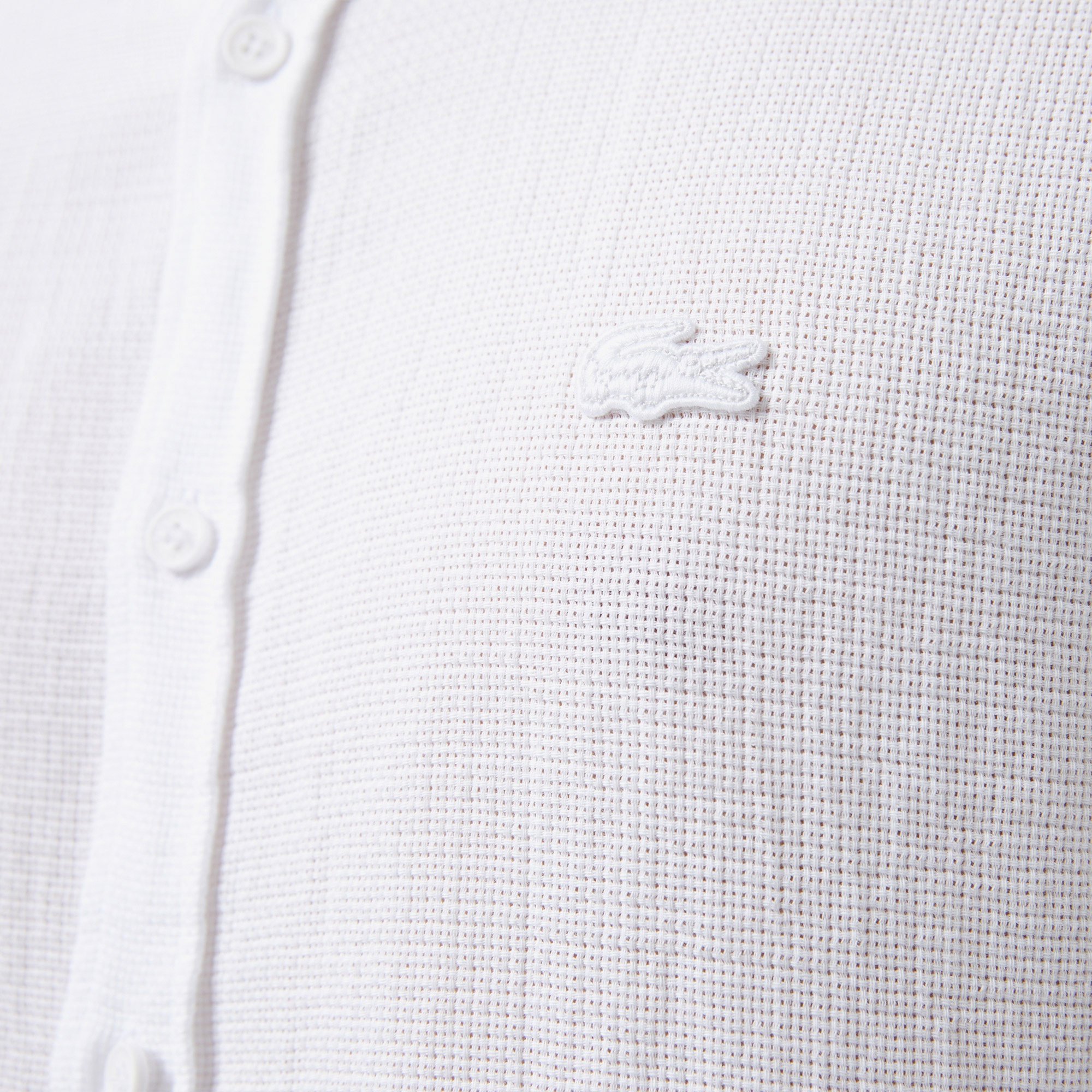 Lacoste Erkek Regular Fit Beyaz Gömlek