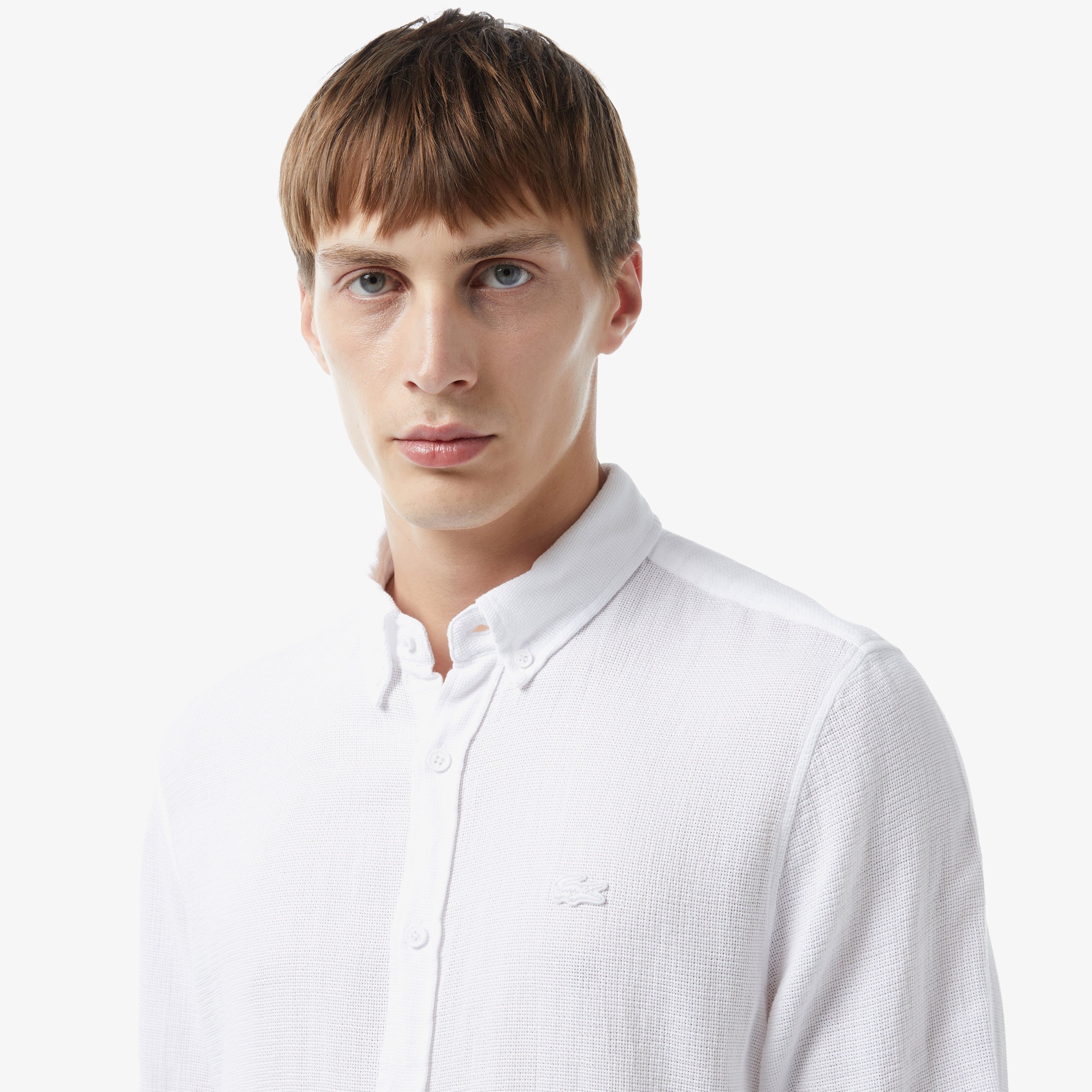 Lacoste Erkek Regular Fit Beyaz Gömlek