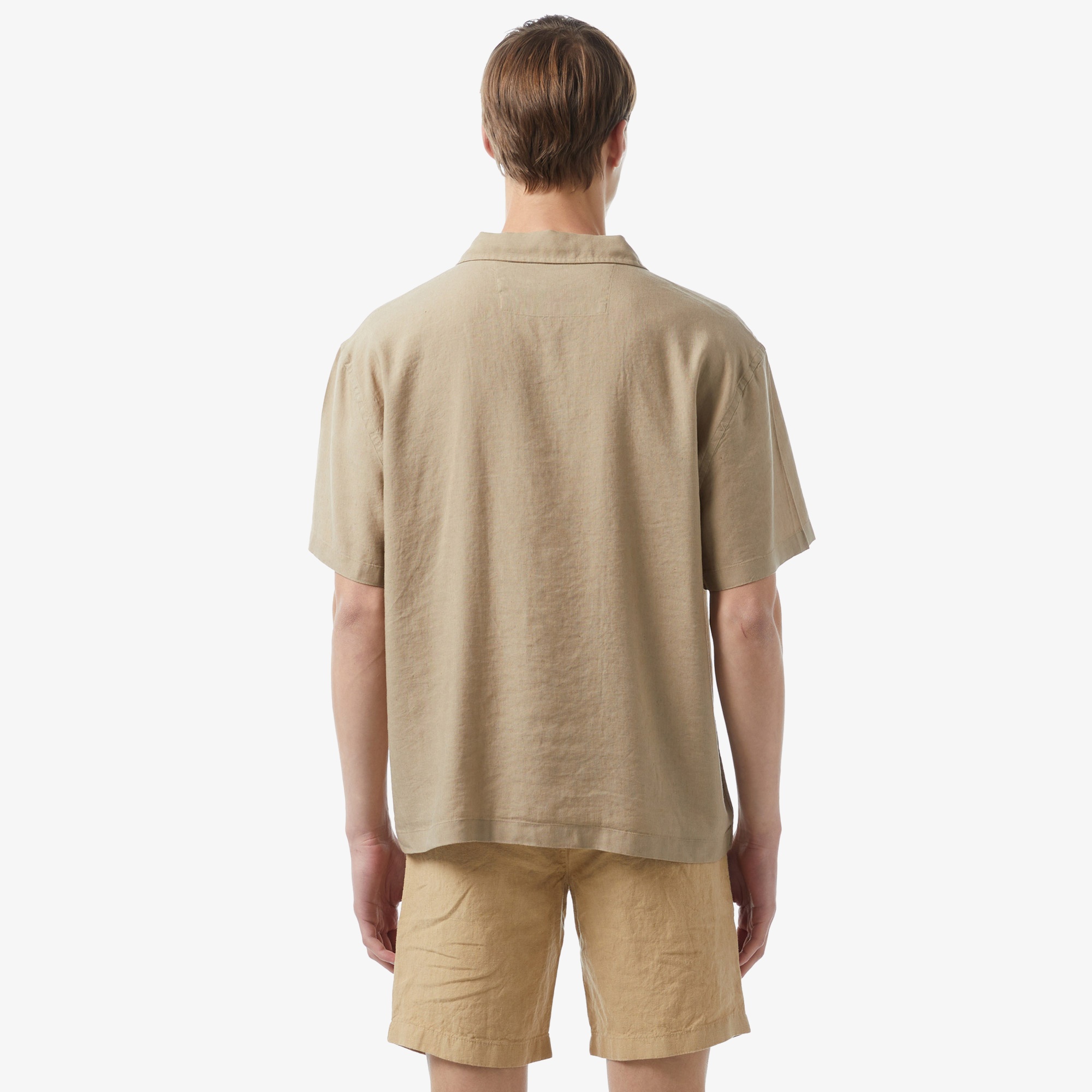 Lacoste Erkek Relaxed Fit Bej Gömlek